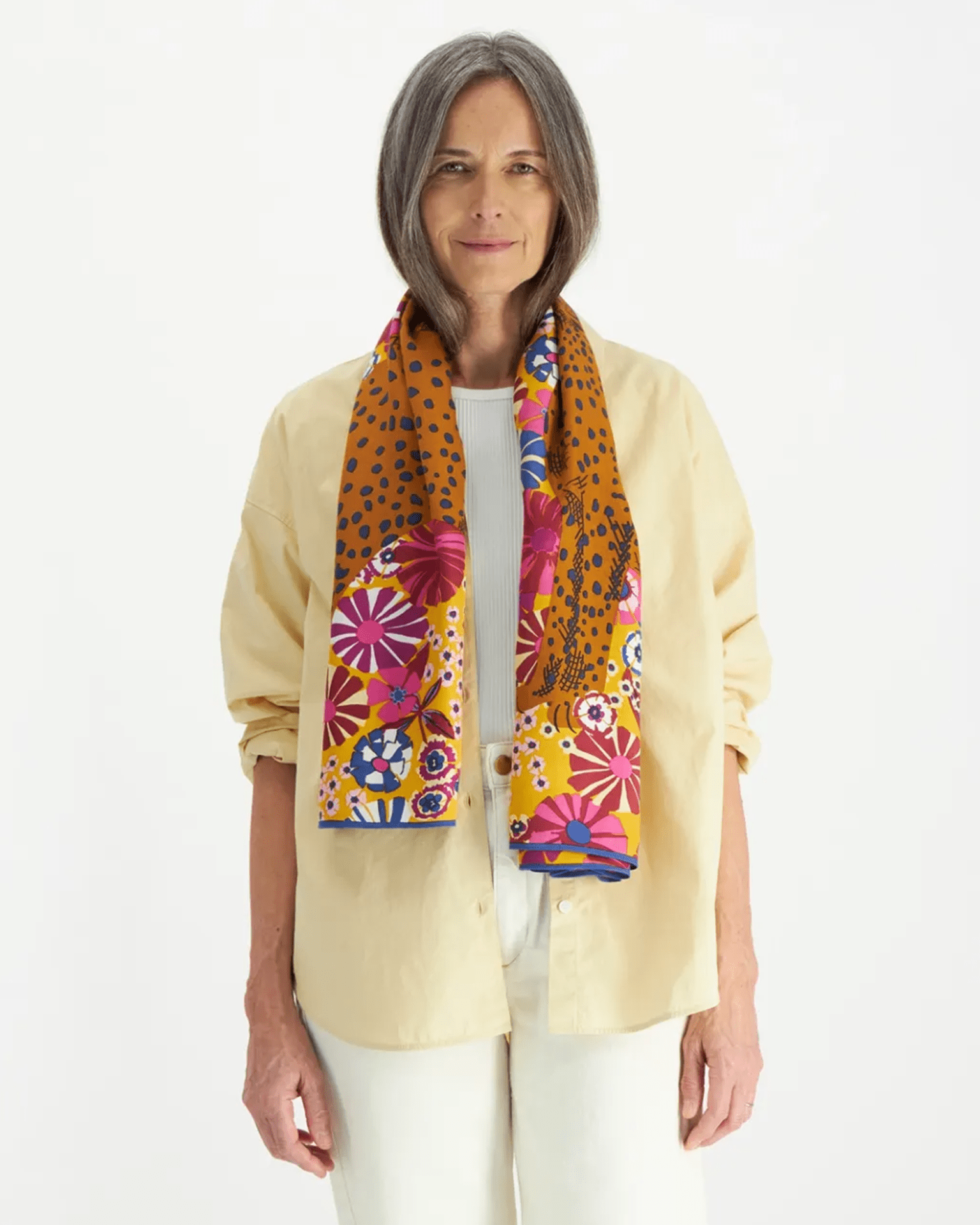 Square 130 Pampa in Fuchsia