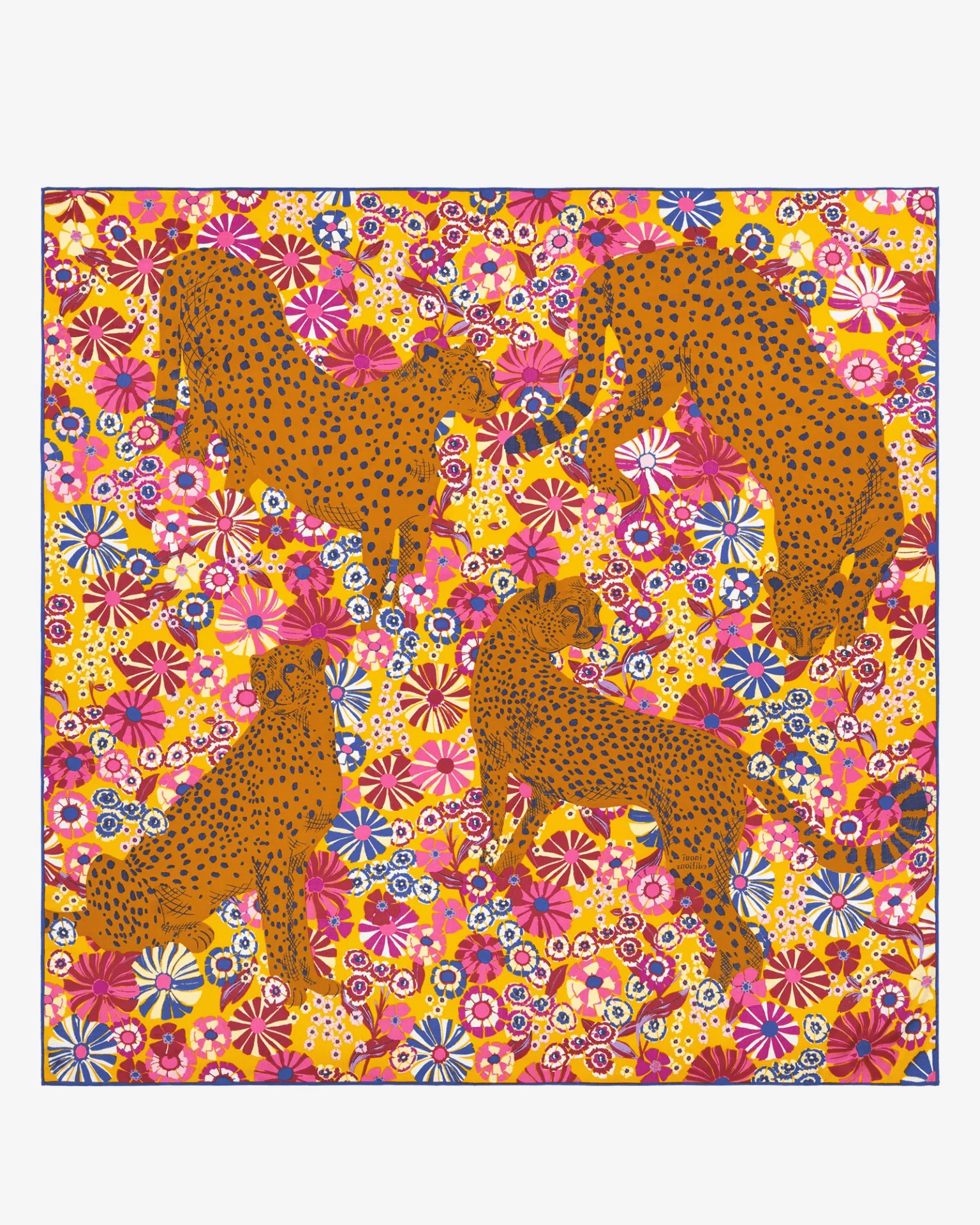 Square 130 Pampa in Fuchsia