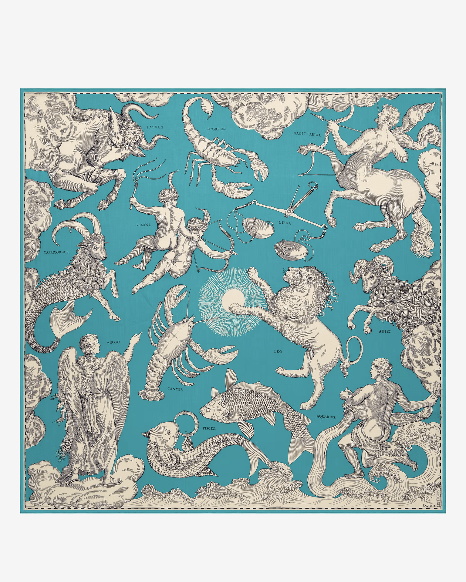 Square / Carre 100 Astrologie in Emerald