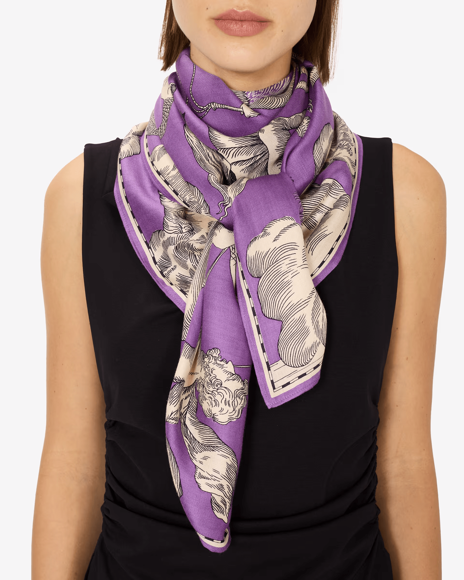 Square / Carre 100 Astrologie in Purple