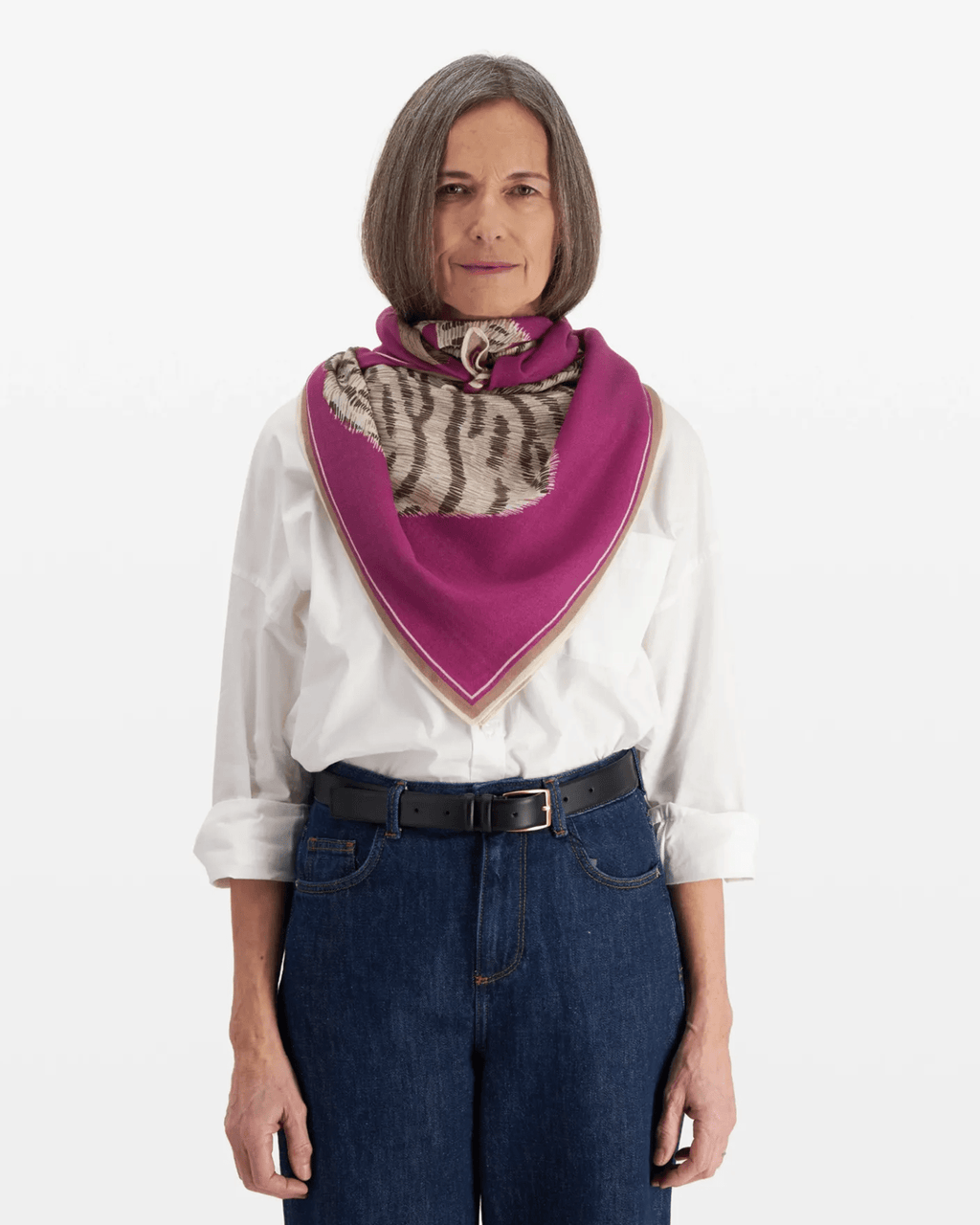 Square / Carre 100 Chatou Winter in Purple