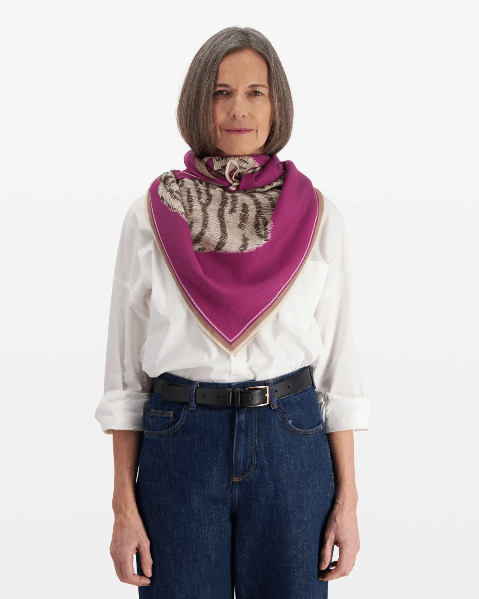 Square / Carre 100 Chatou Winter in Purple