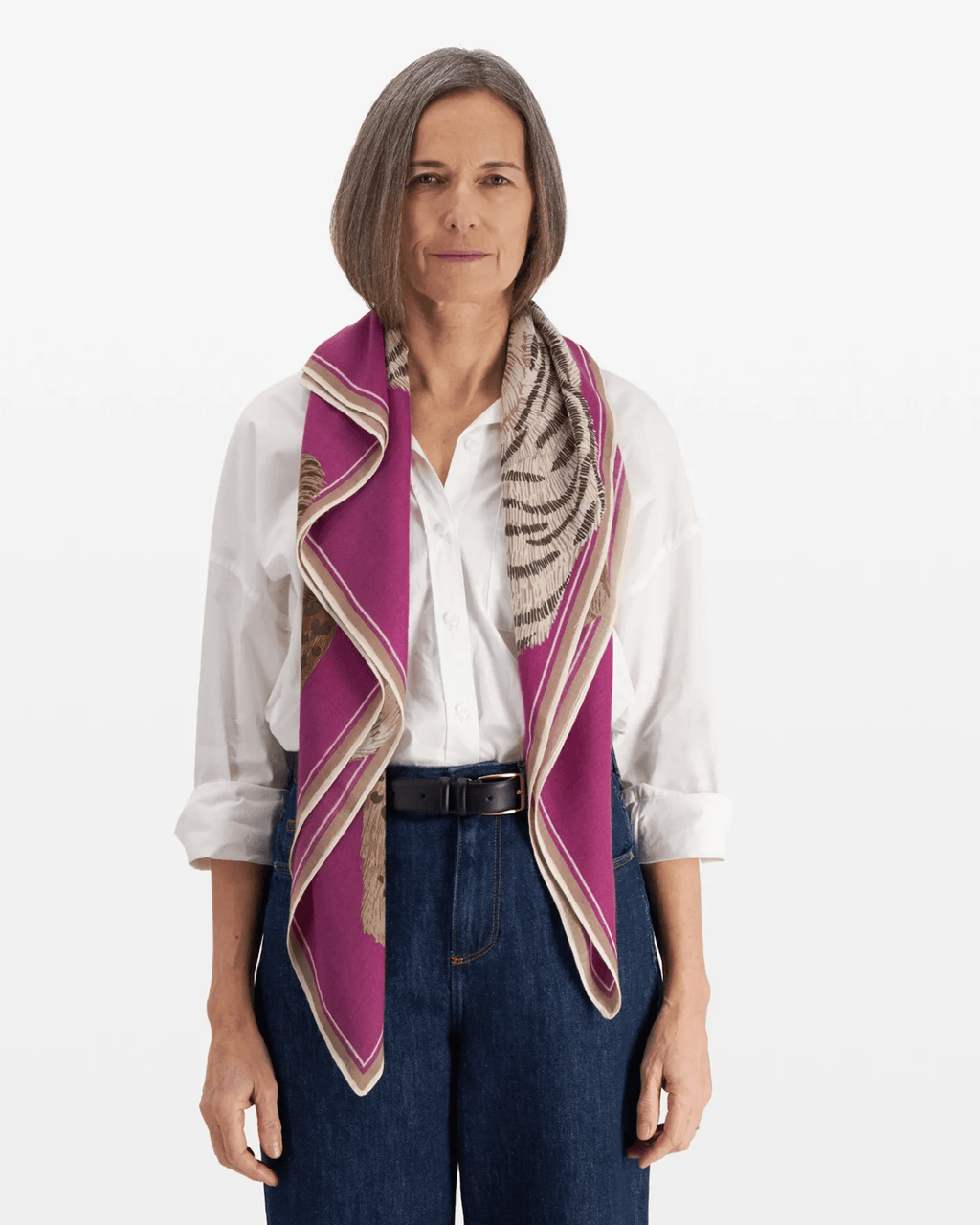 Square / Carre 100 Chatou Winter in Purple