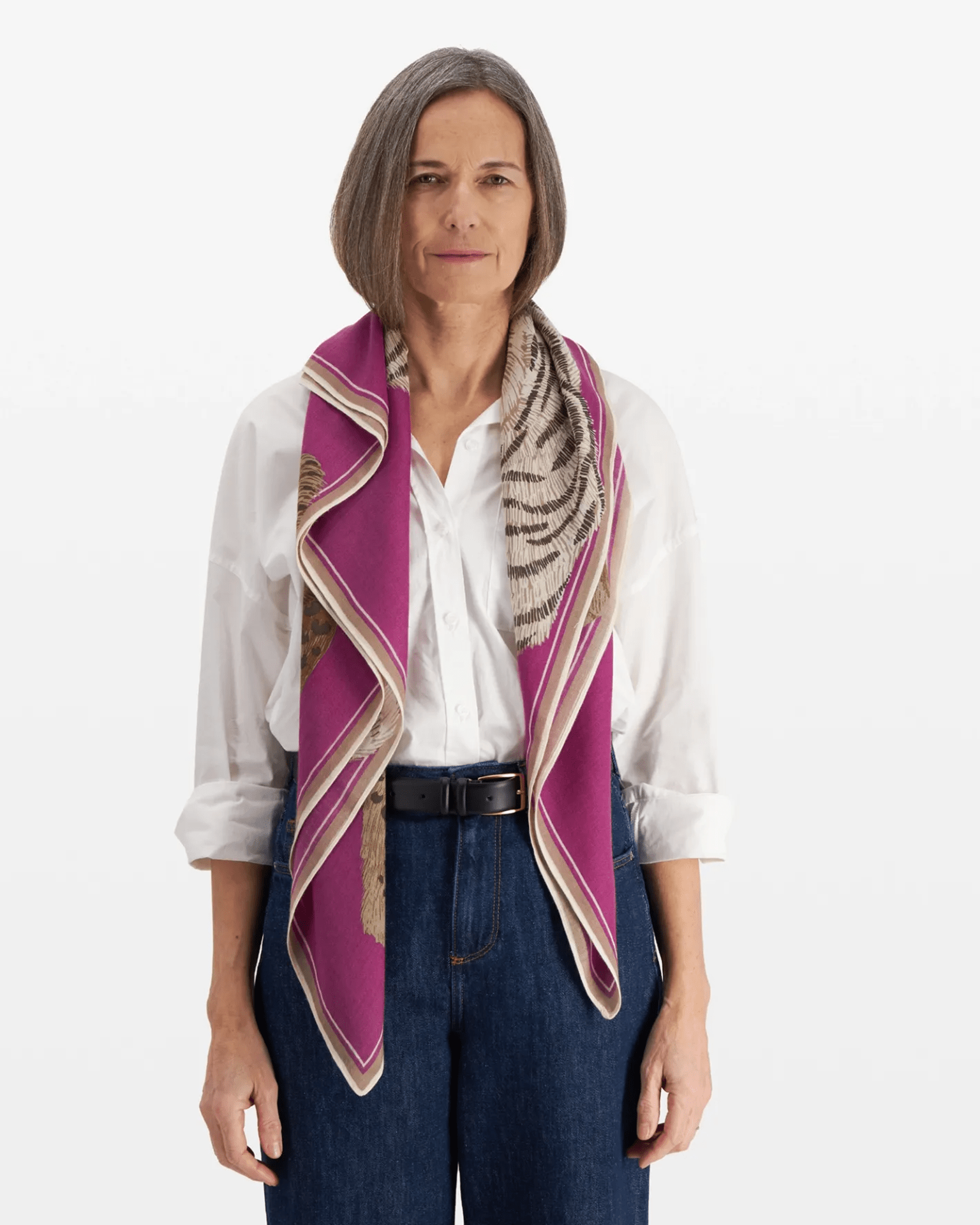 Square / Carre 100 Chatou Winter in Purple