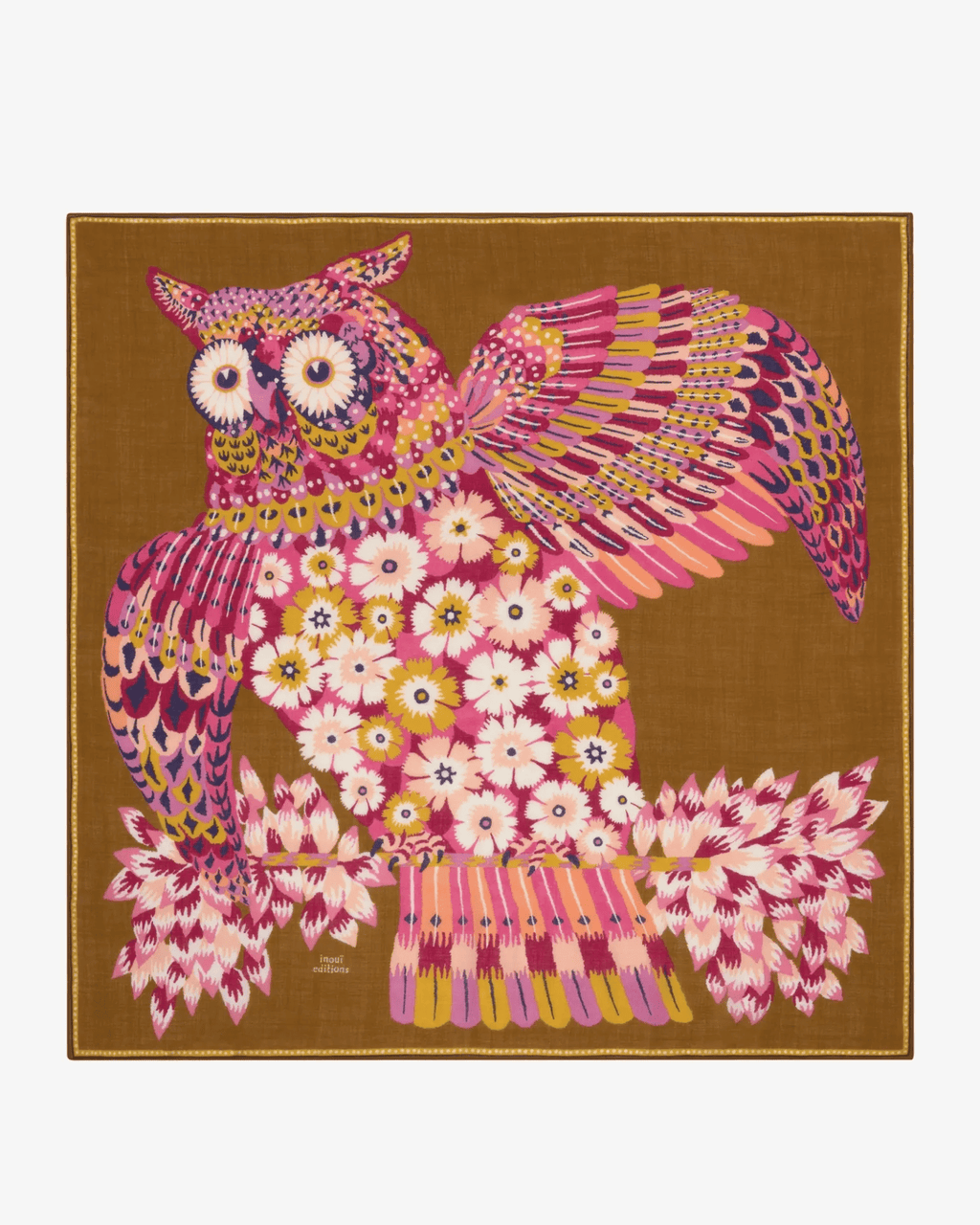 Square / Carre 100 Hulule in Fuchsia