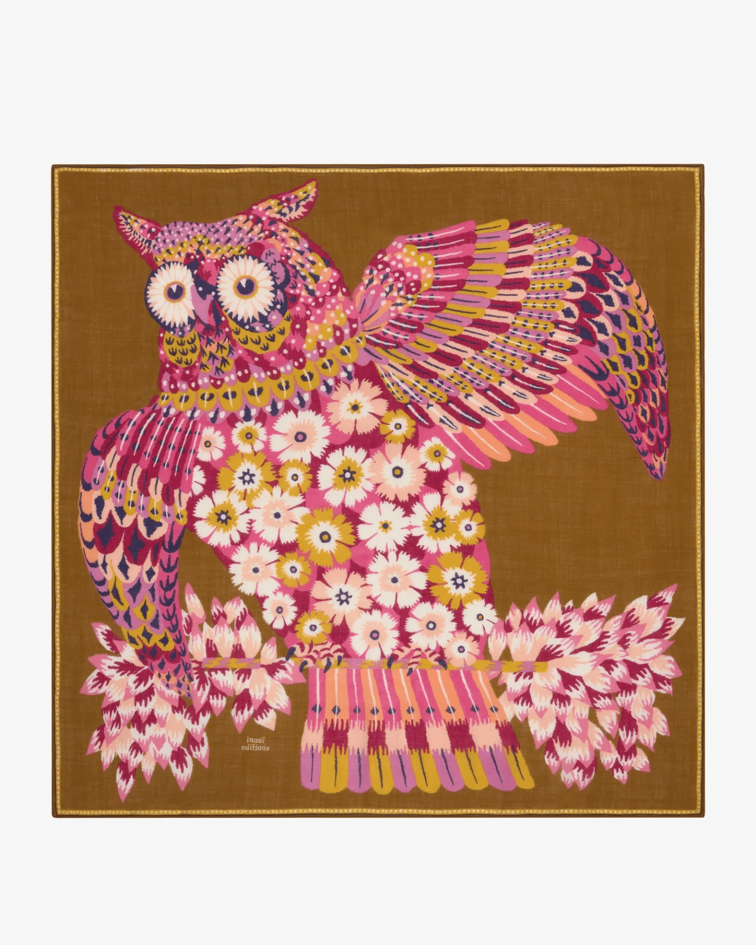 Square / Carre 100 Hulule in Fuchsia