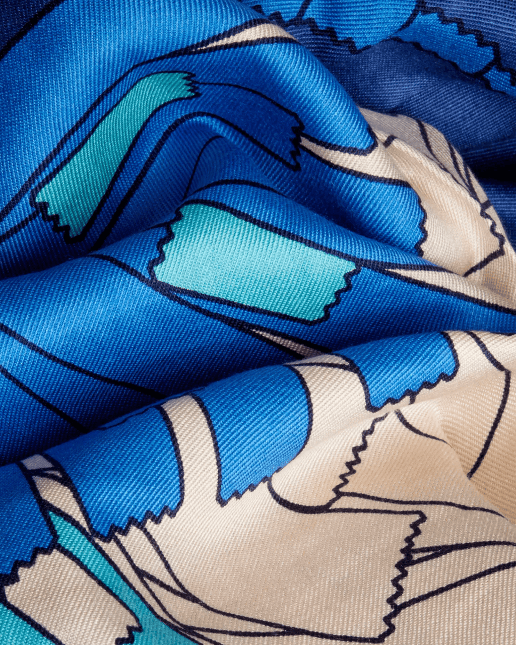 Square / Carre 100 Sagi in Blue