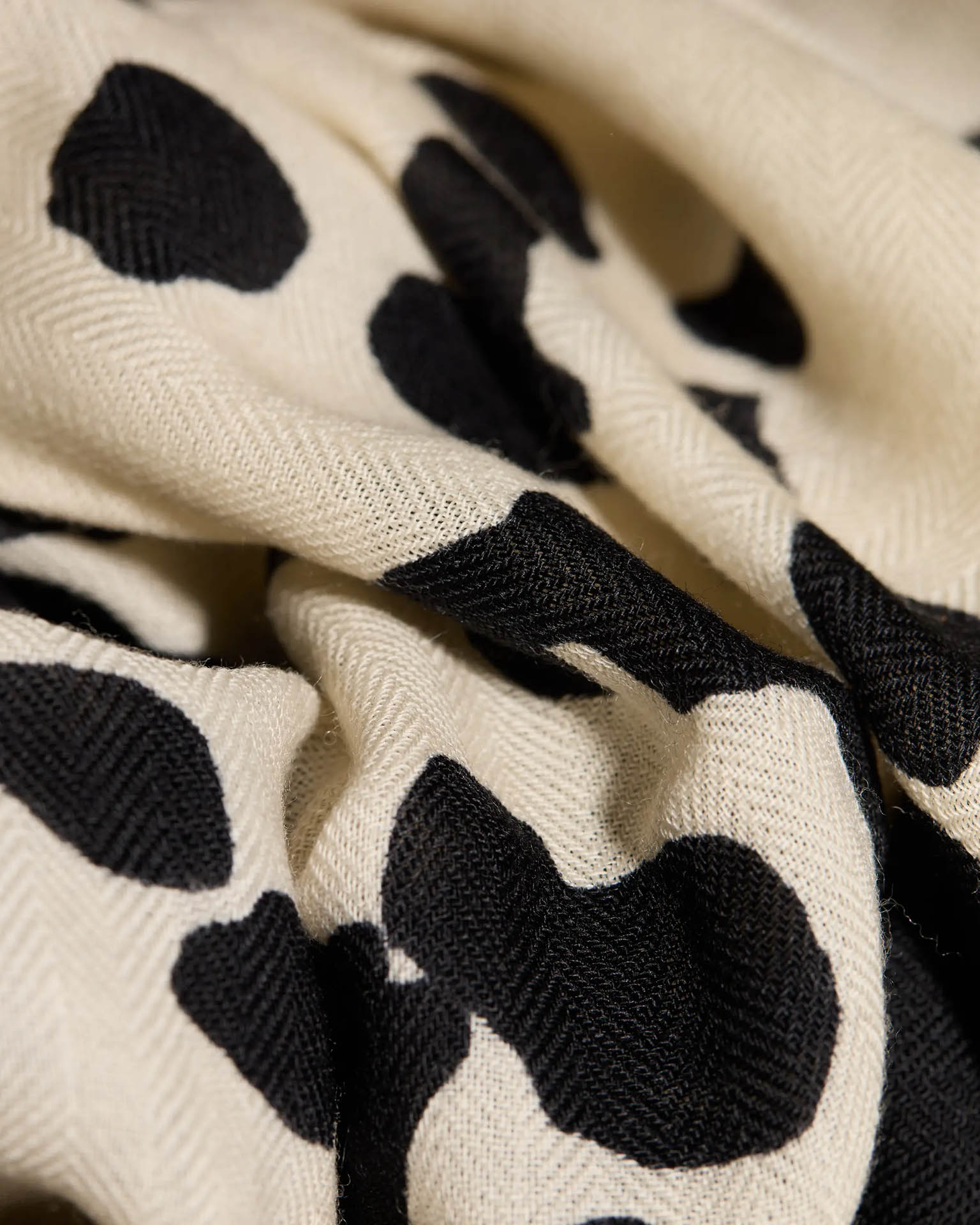 Square / Carre 130 Feline in Black