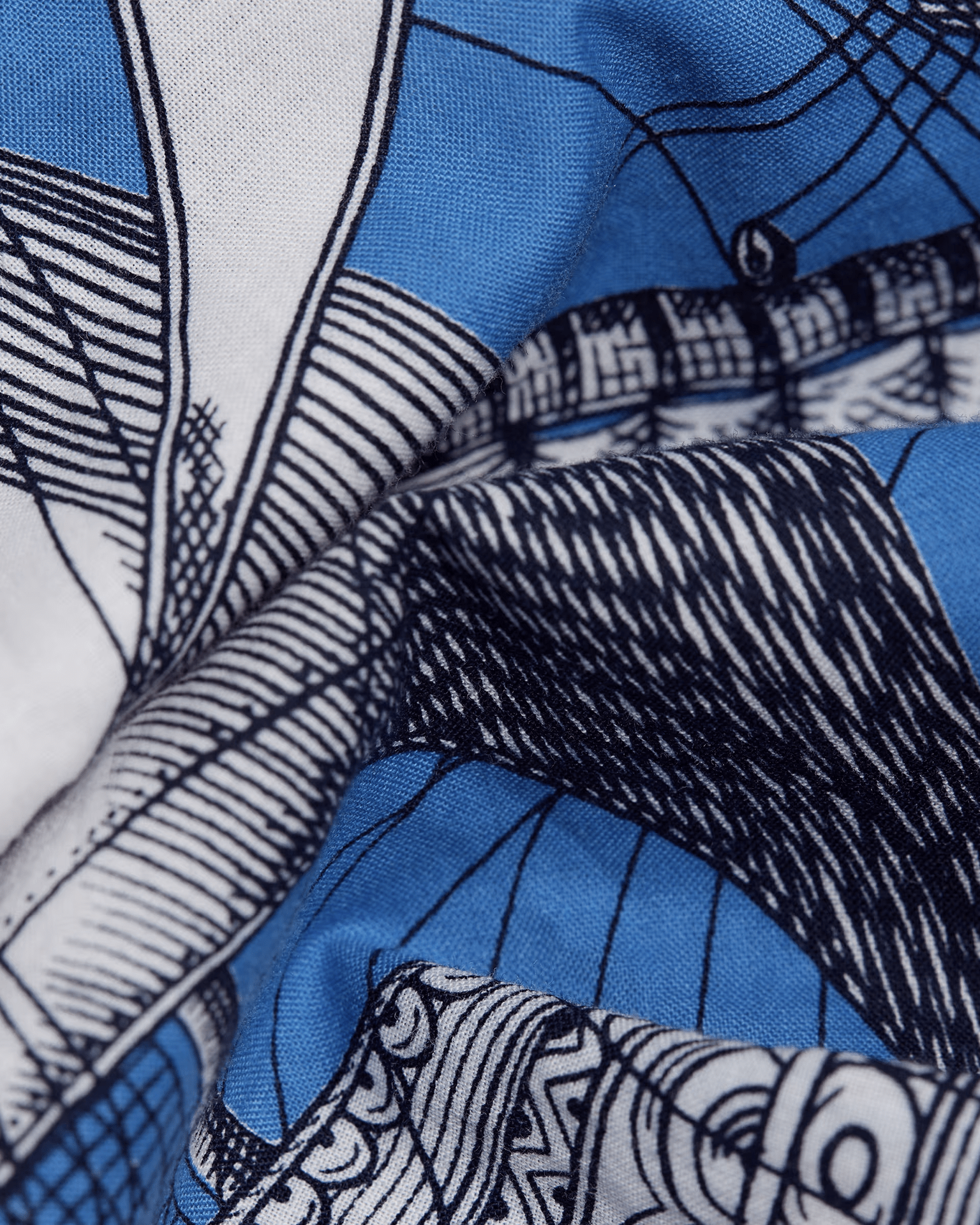Square / Carre 65 Des Rives et Des Reves in Blue