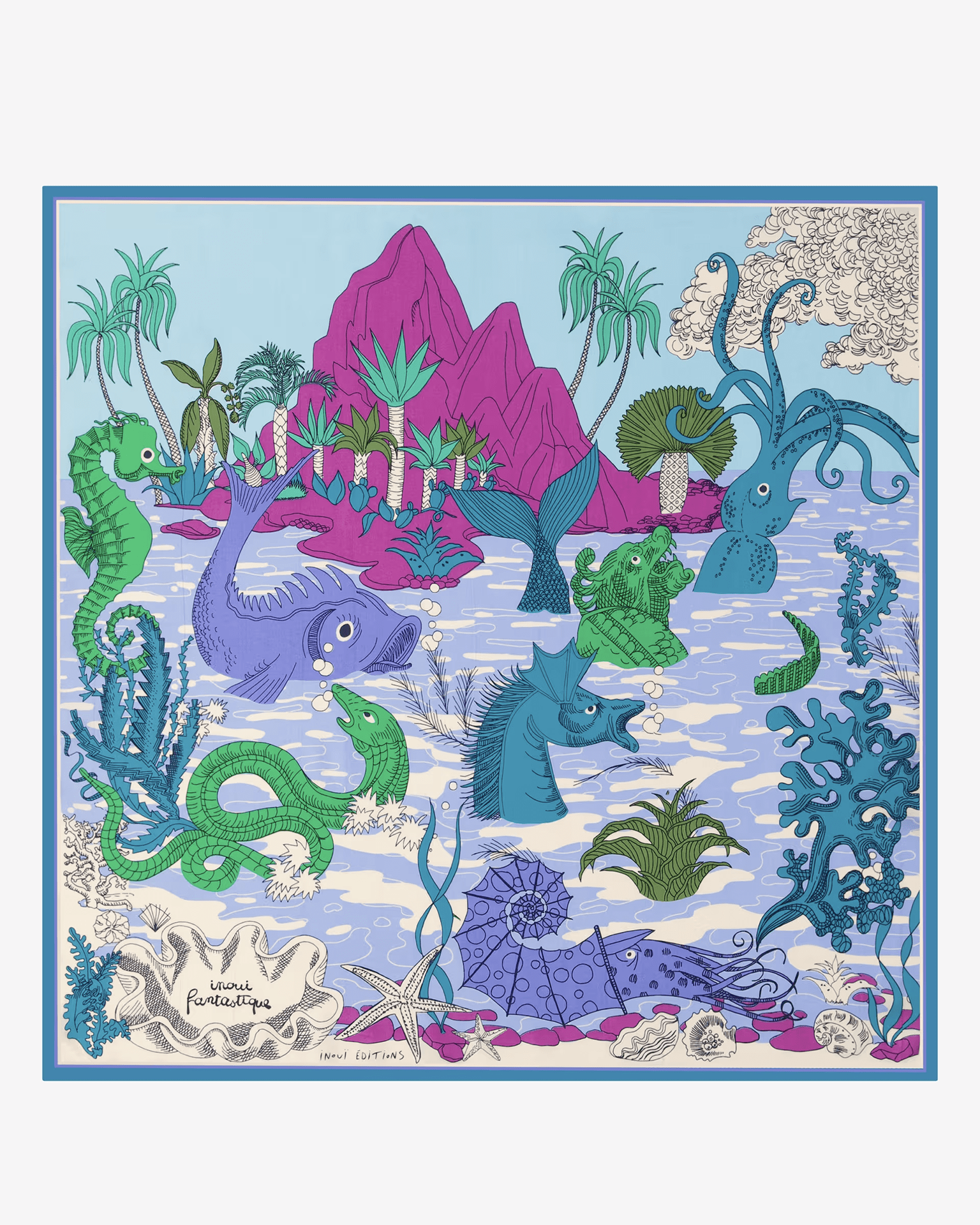 Square / Carre 65 Fantastique in Lilac