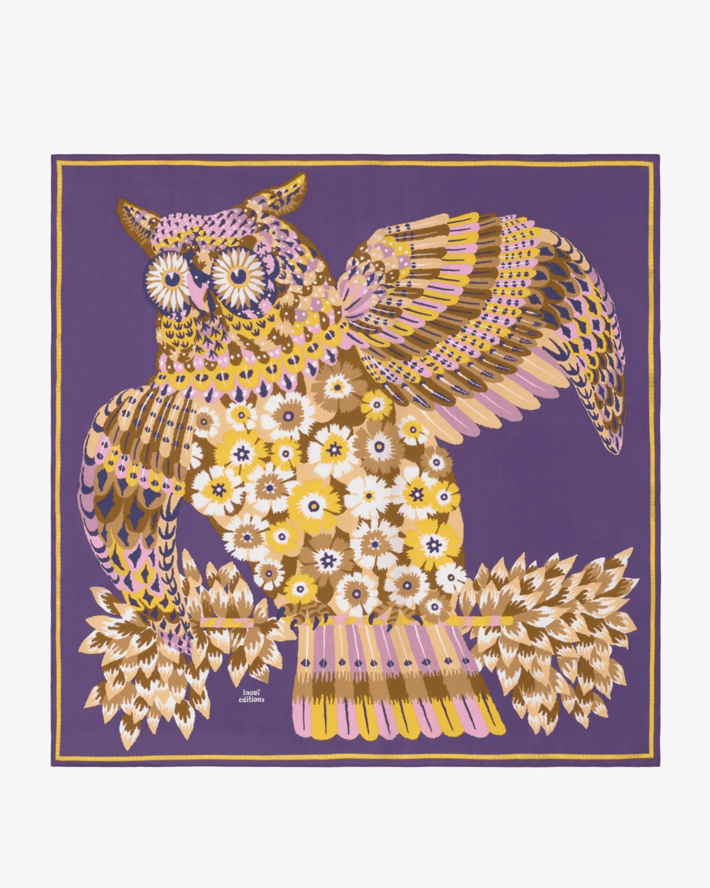 Square / Carre 65 Hulule in Purple