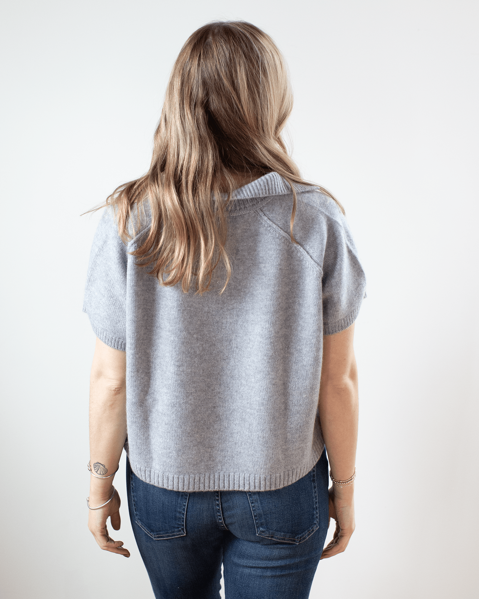 Aenor Polo in Gris Clair