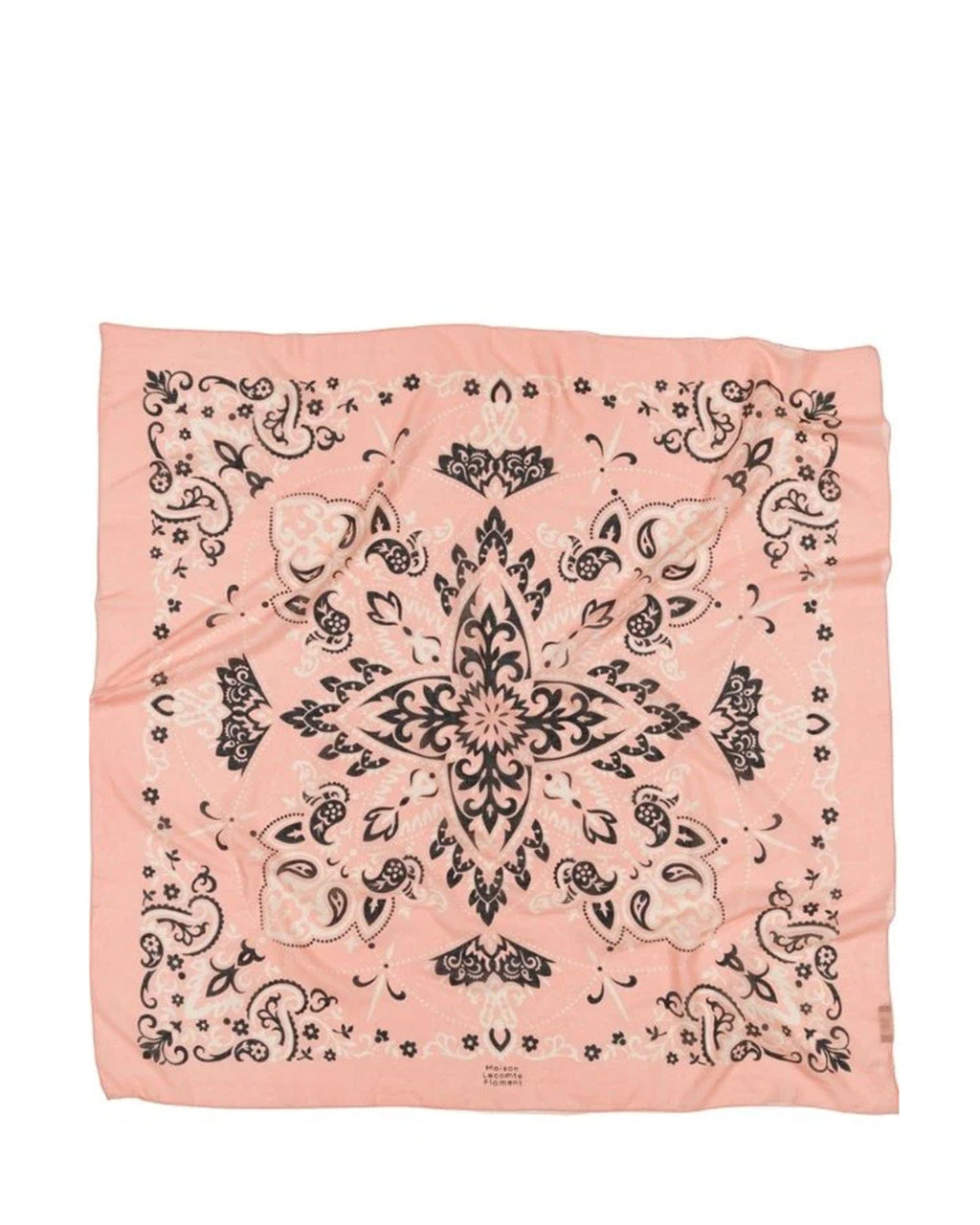 Classic Cotton Bandana in Coral Pink