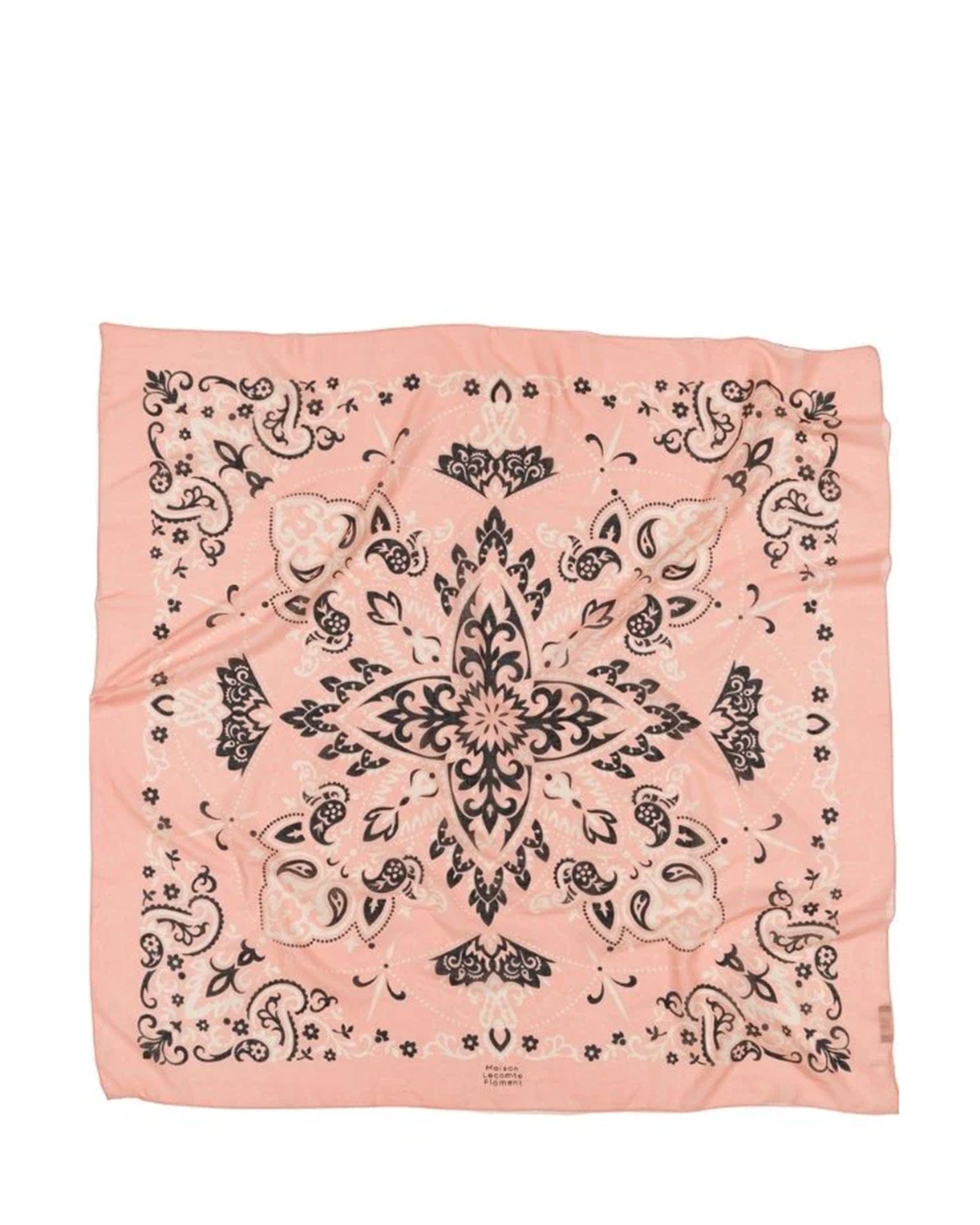 Classic Cotton Bandana in Coral Pink