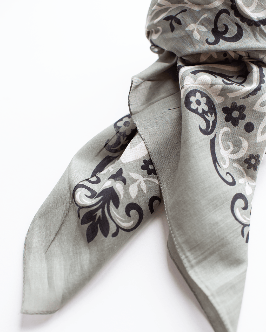 Classic Cotton Bandana in Kaki