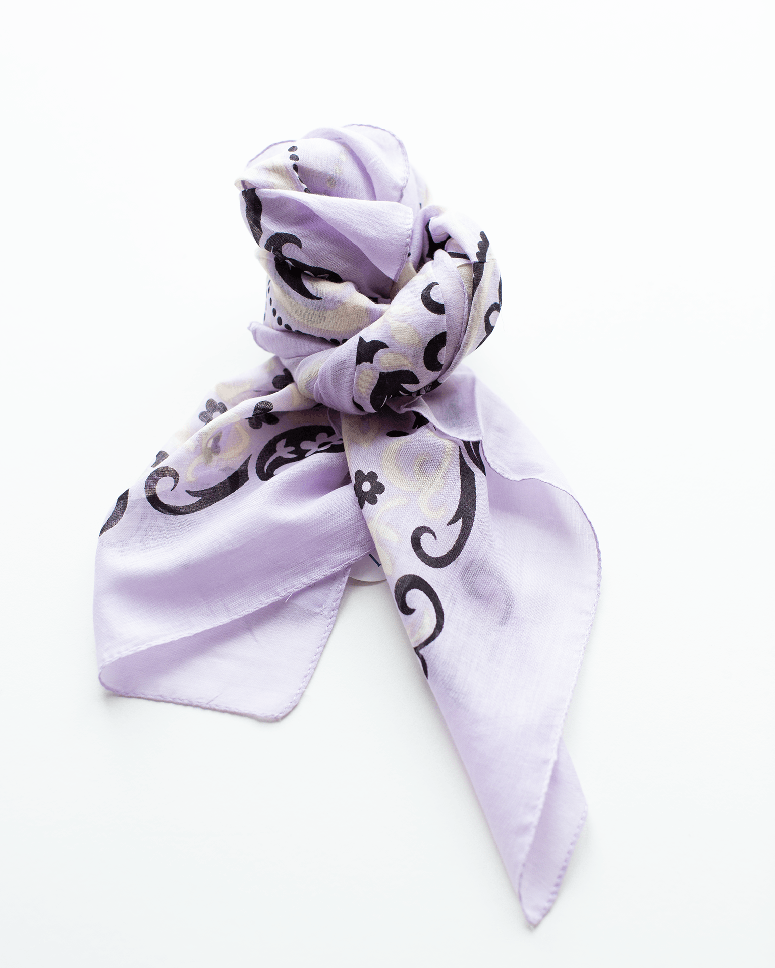 Classic Cotton Bandana in Lilas
