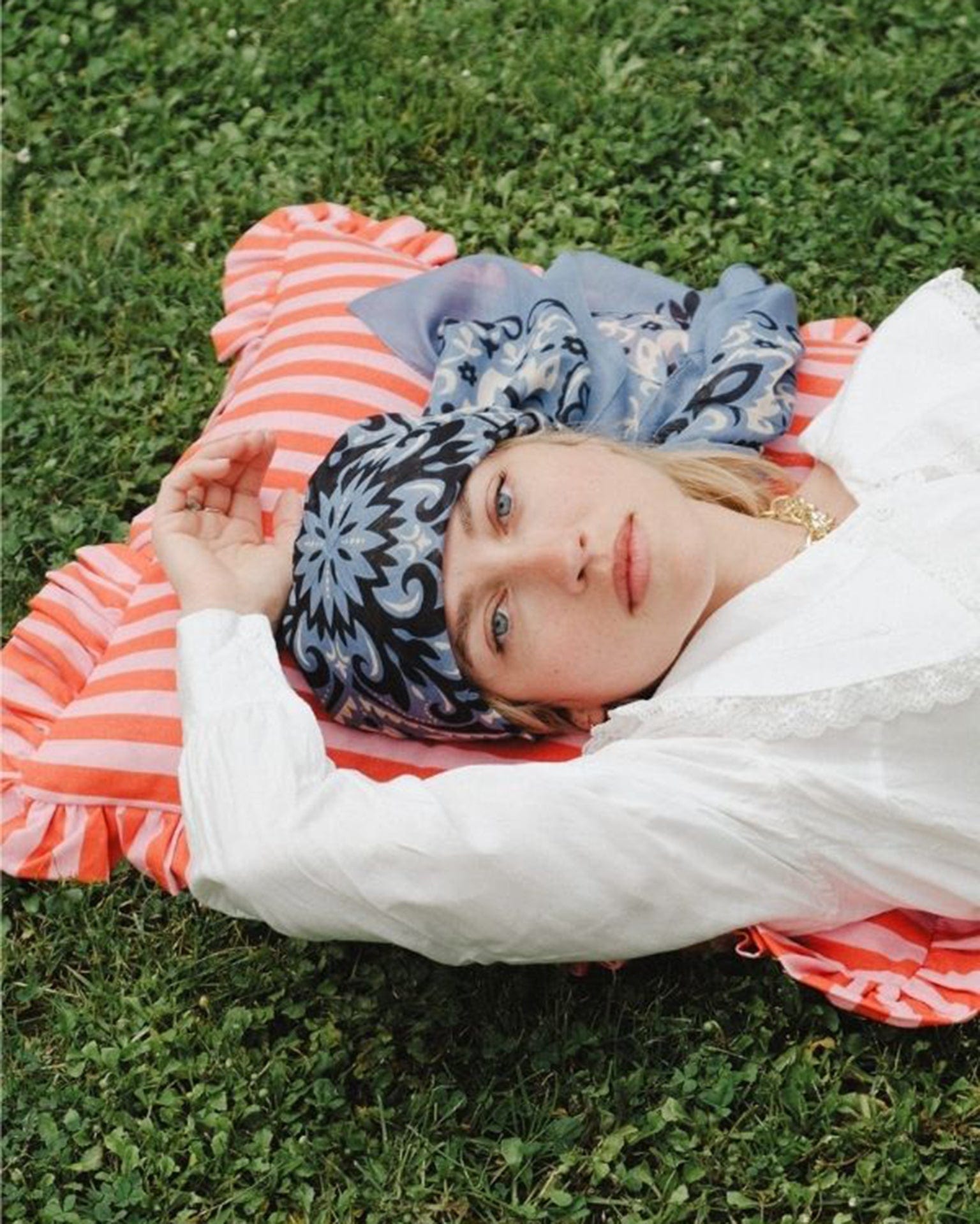 Classic Cotton Bandana in Riviera