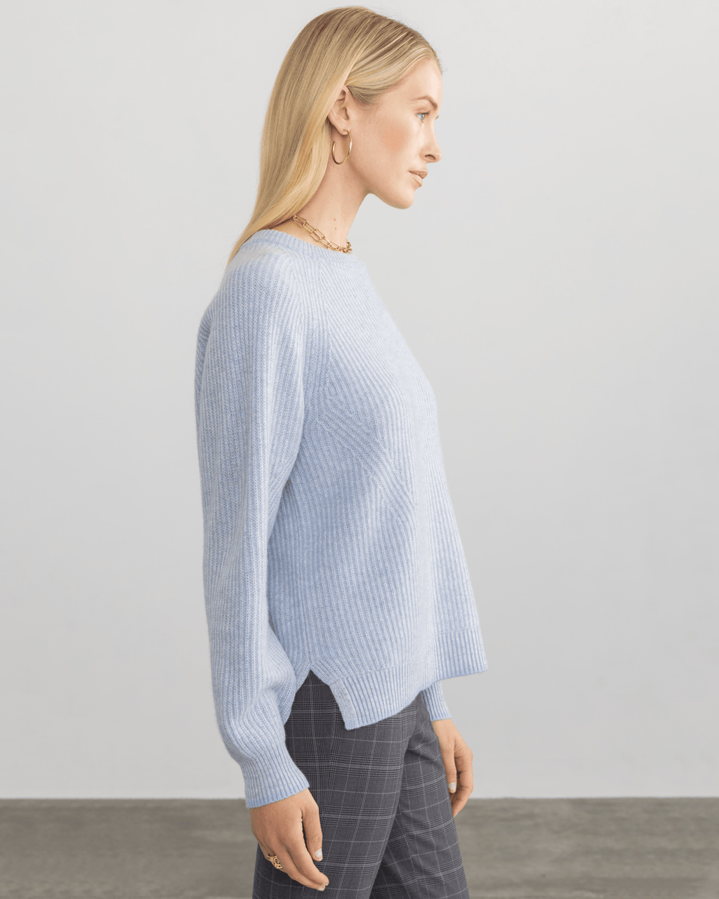 Marin Pullover in Fog/Riveria