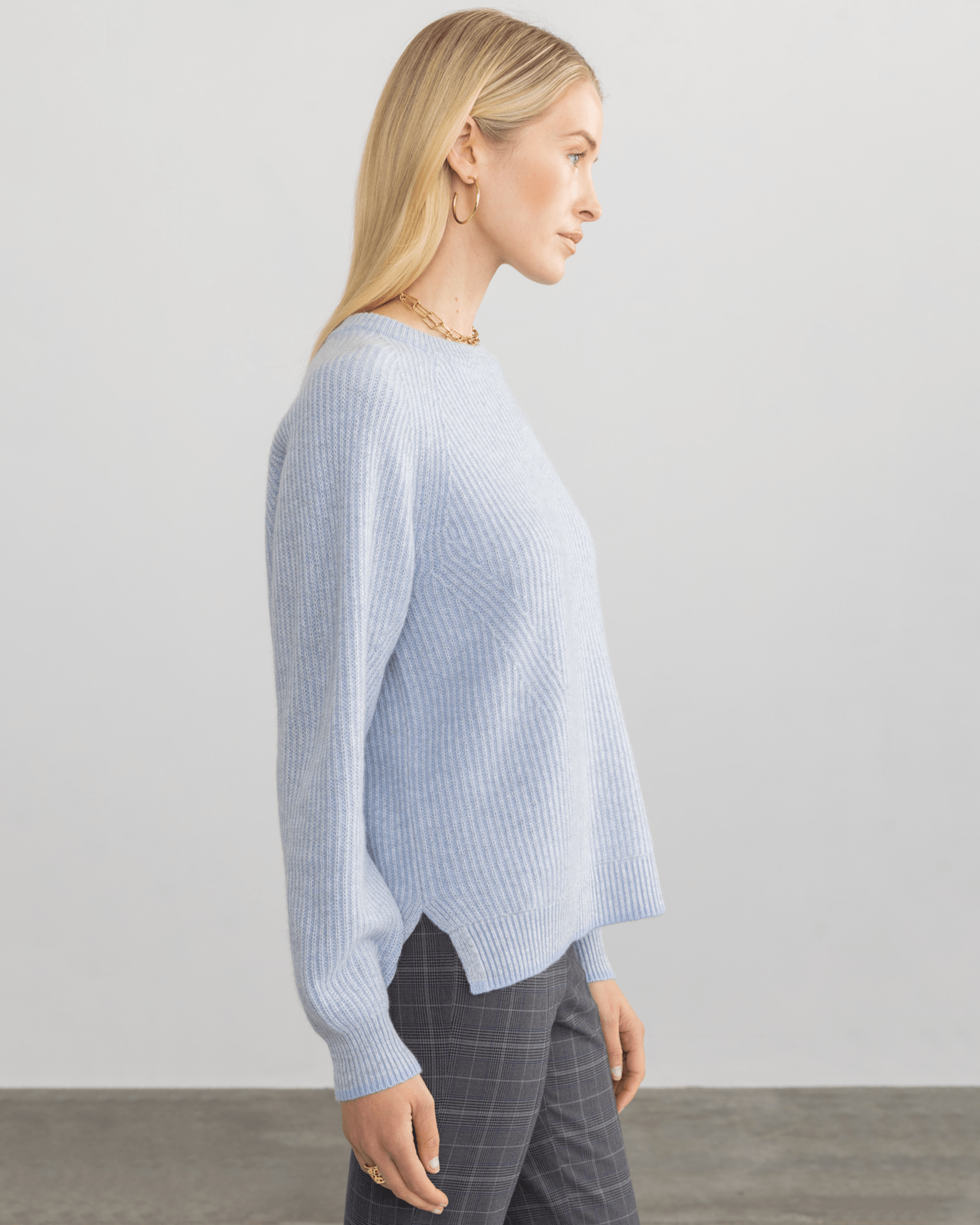 Marin Pullover in Fog/Riveria