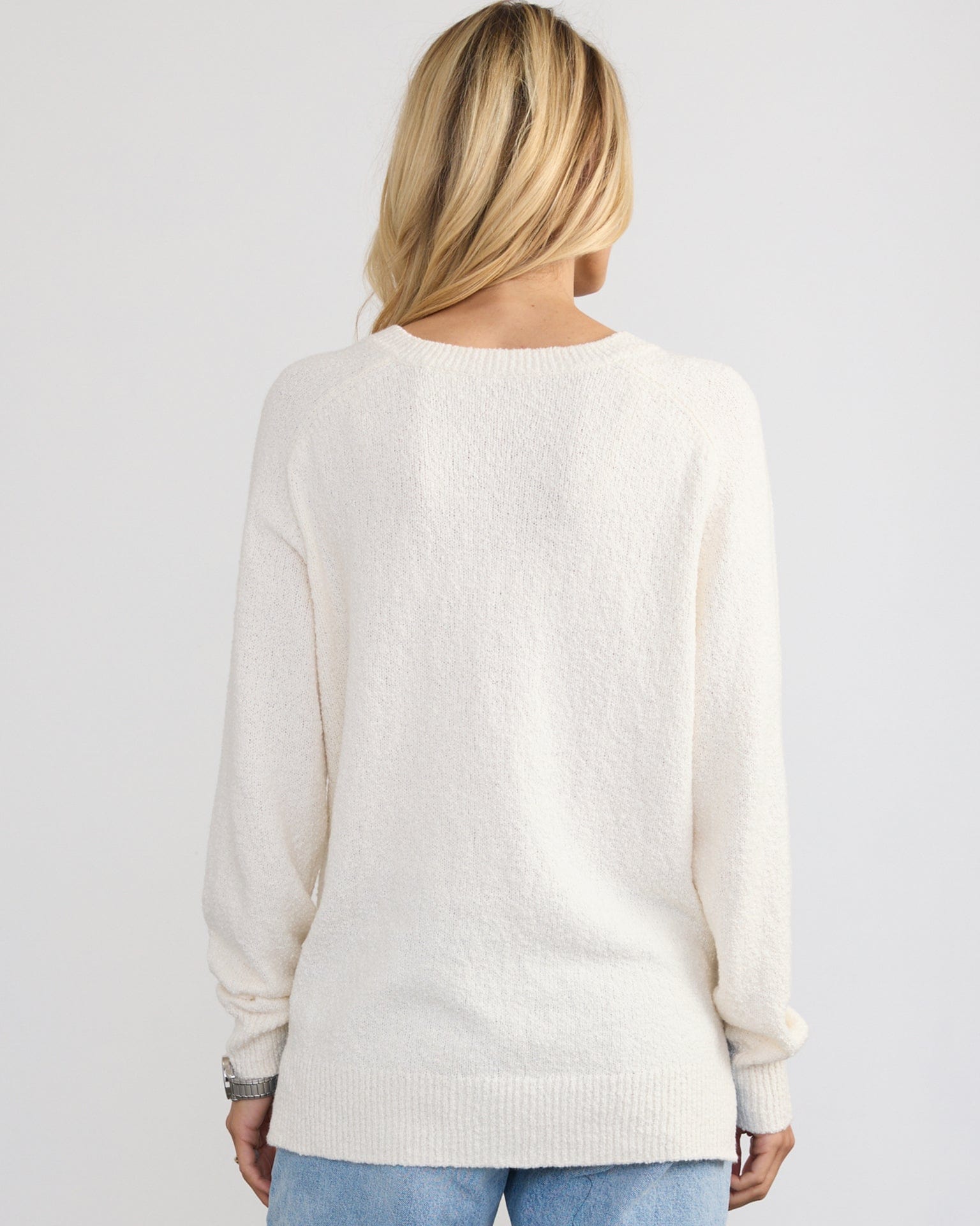 Tunic Vee in Ivory