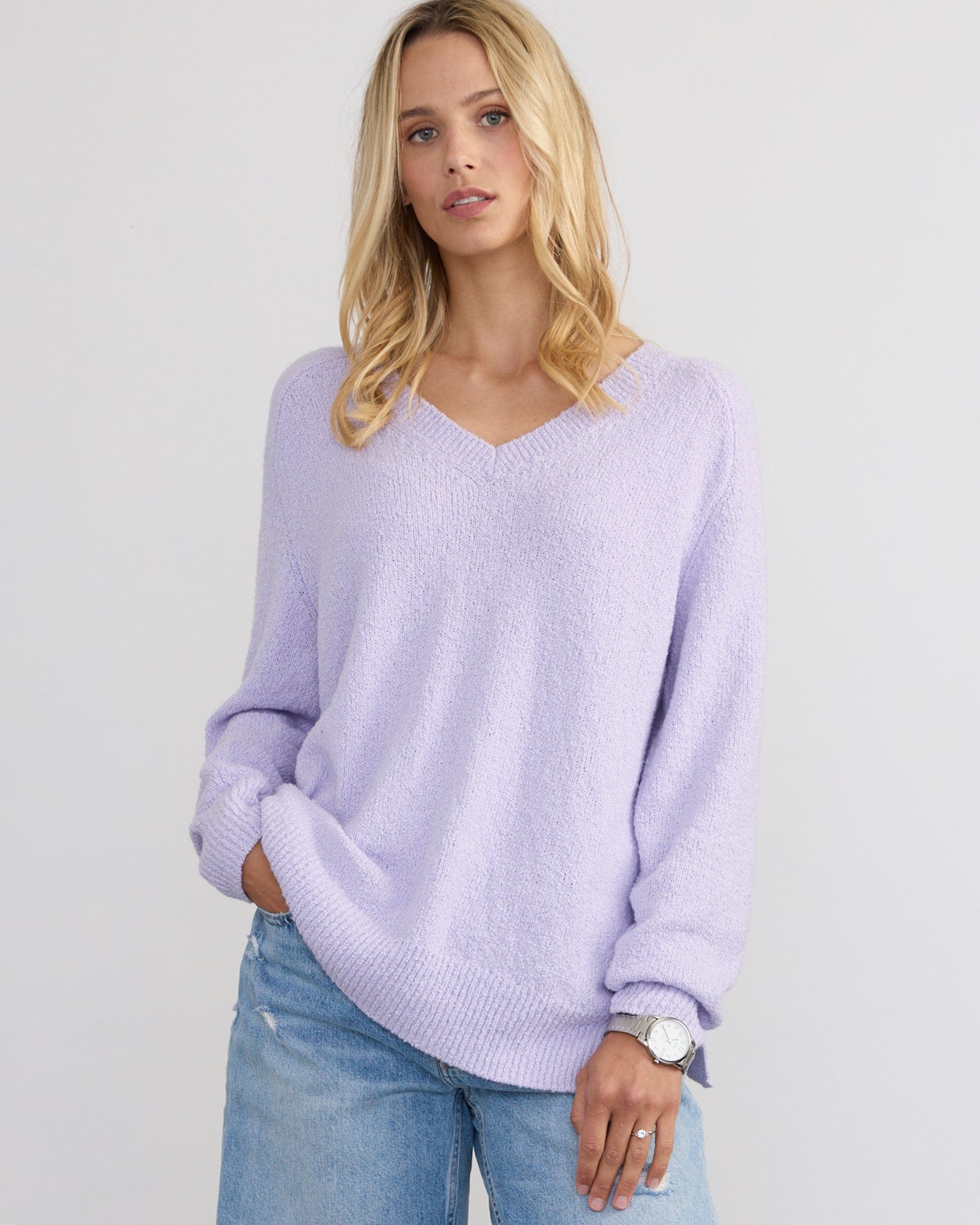 Tunic Vee in Wisteria