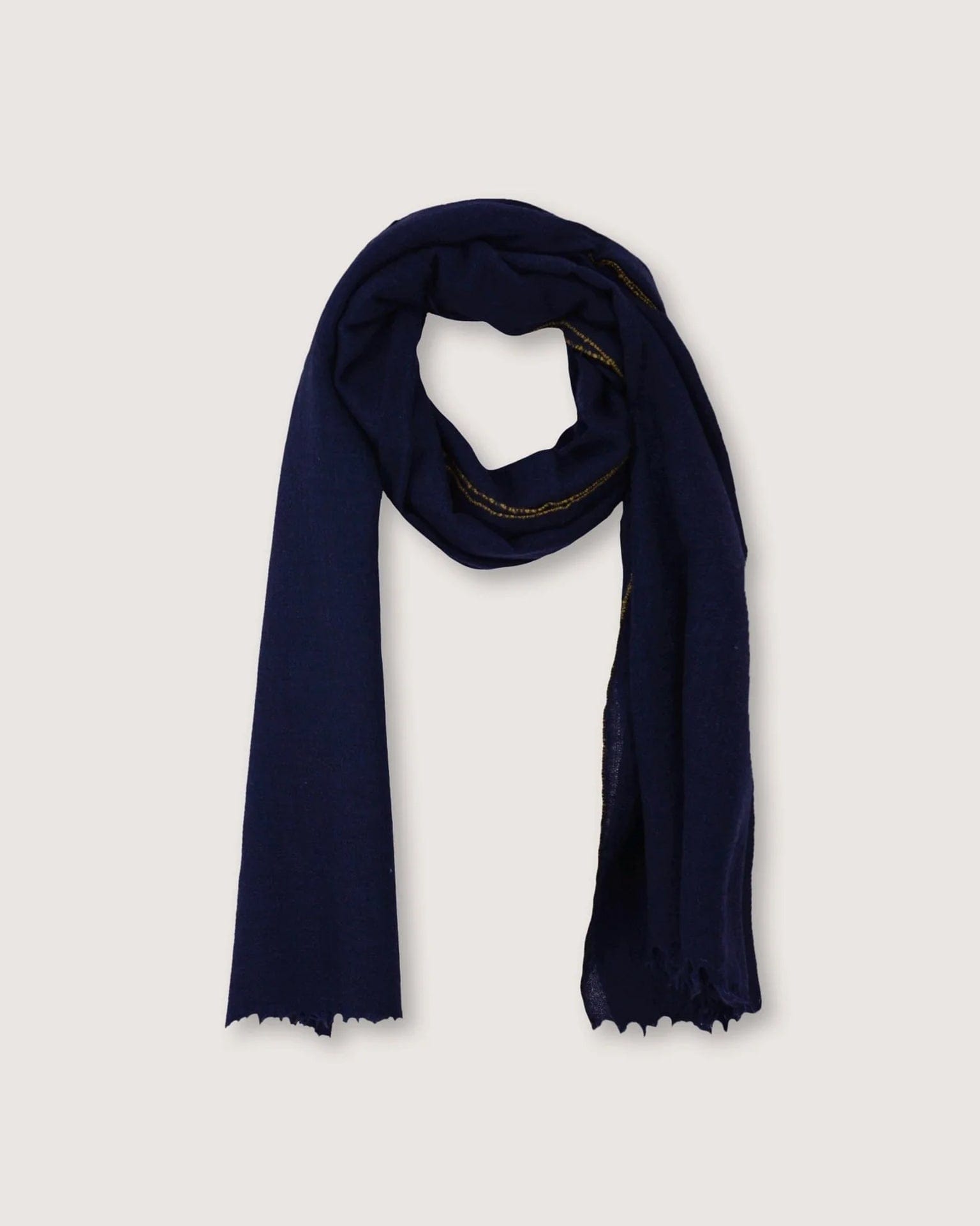 Scarf No 100 in Navy Blue