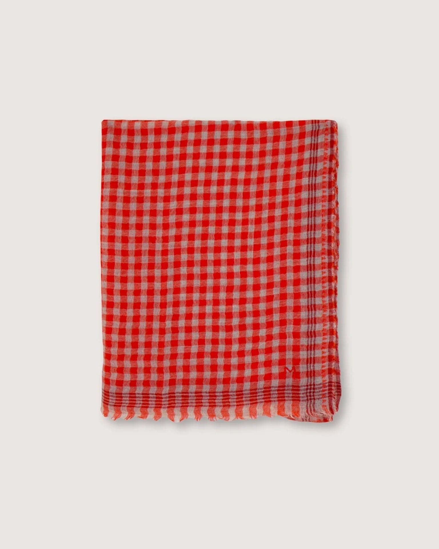 Scarf No 693 in Poppy Red
