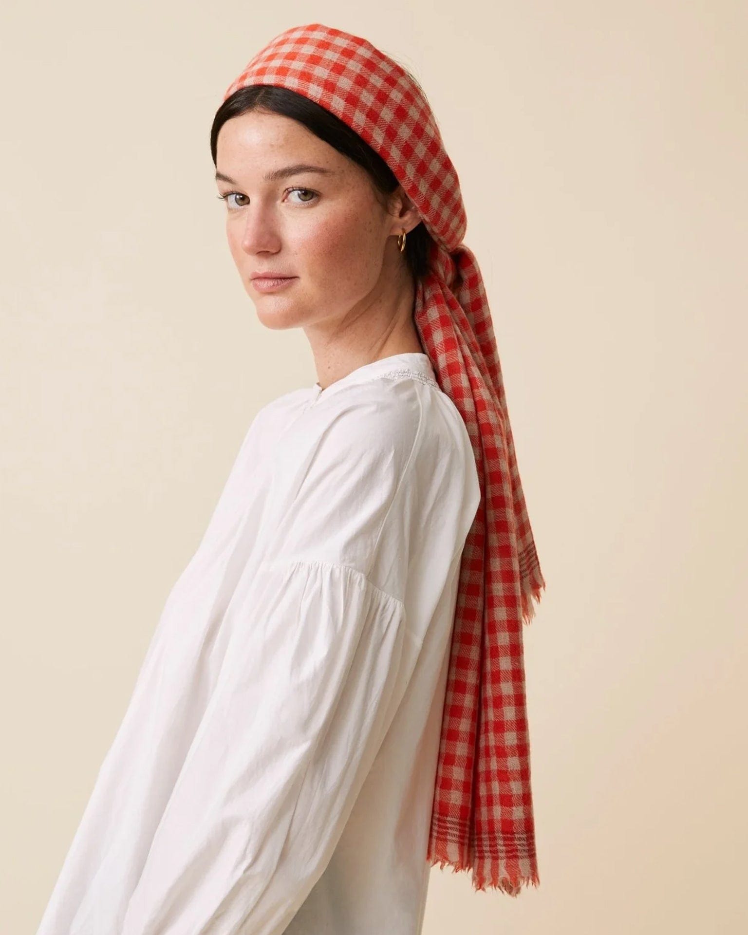 Scarf No 693 in Poppy Red