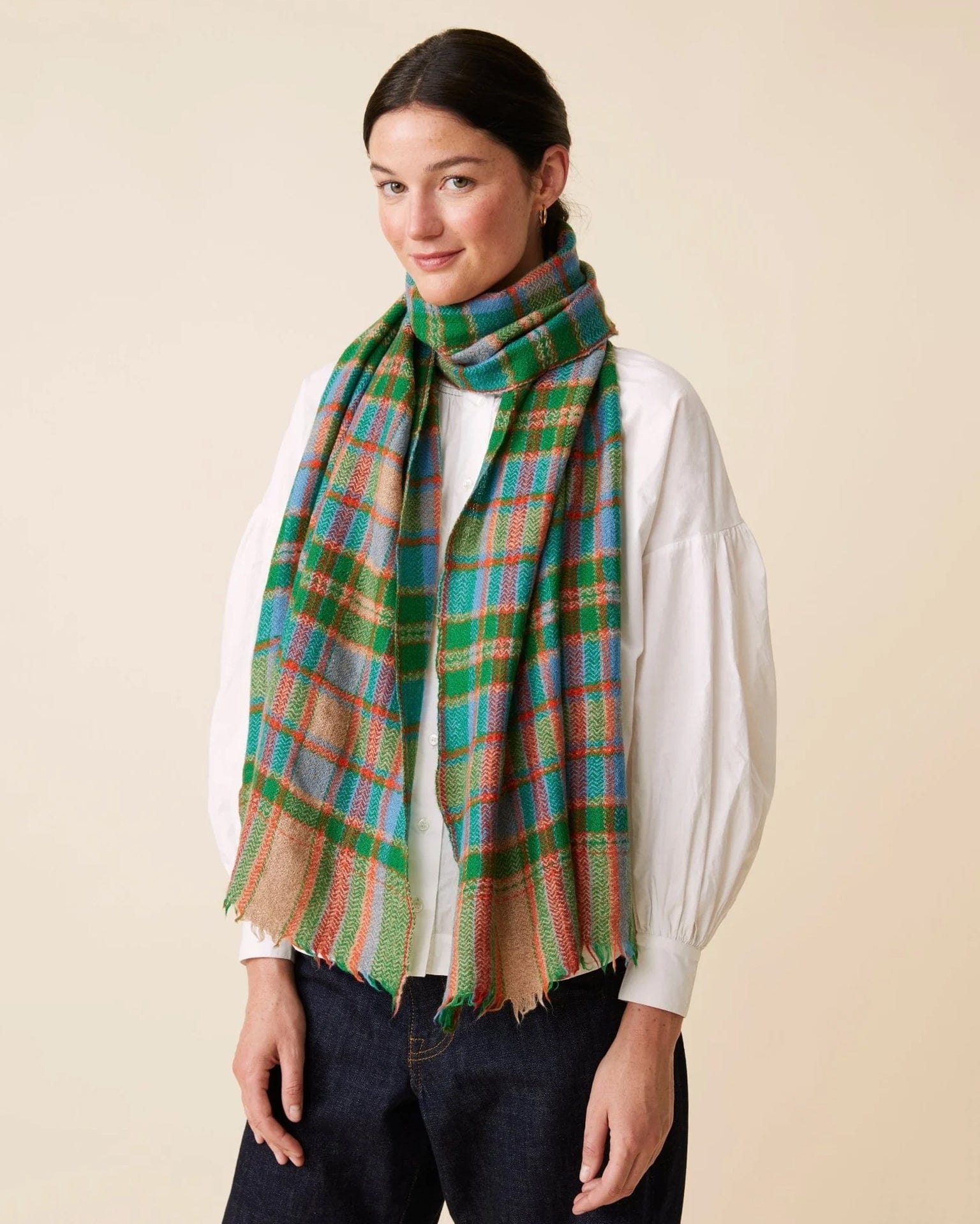 Scarf No 700 in Apple Green