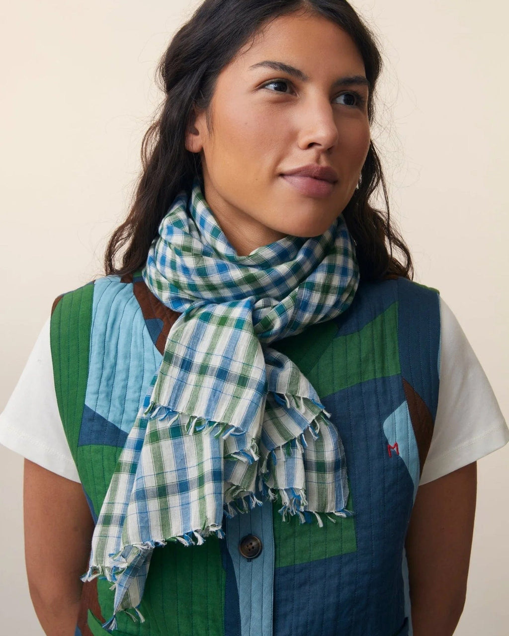 Scarf No 769 in Bottle Green