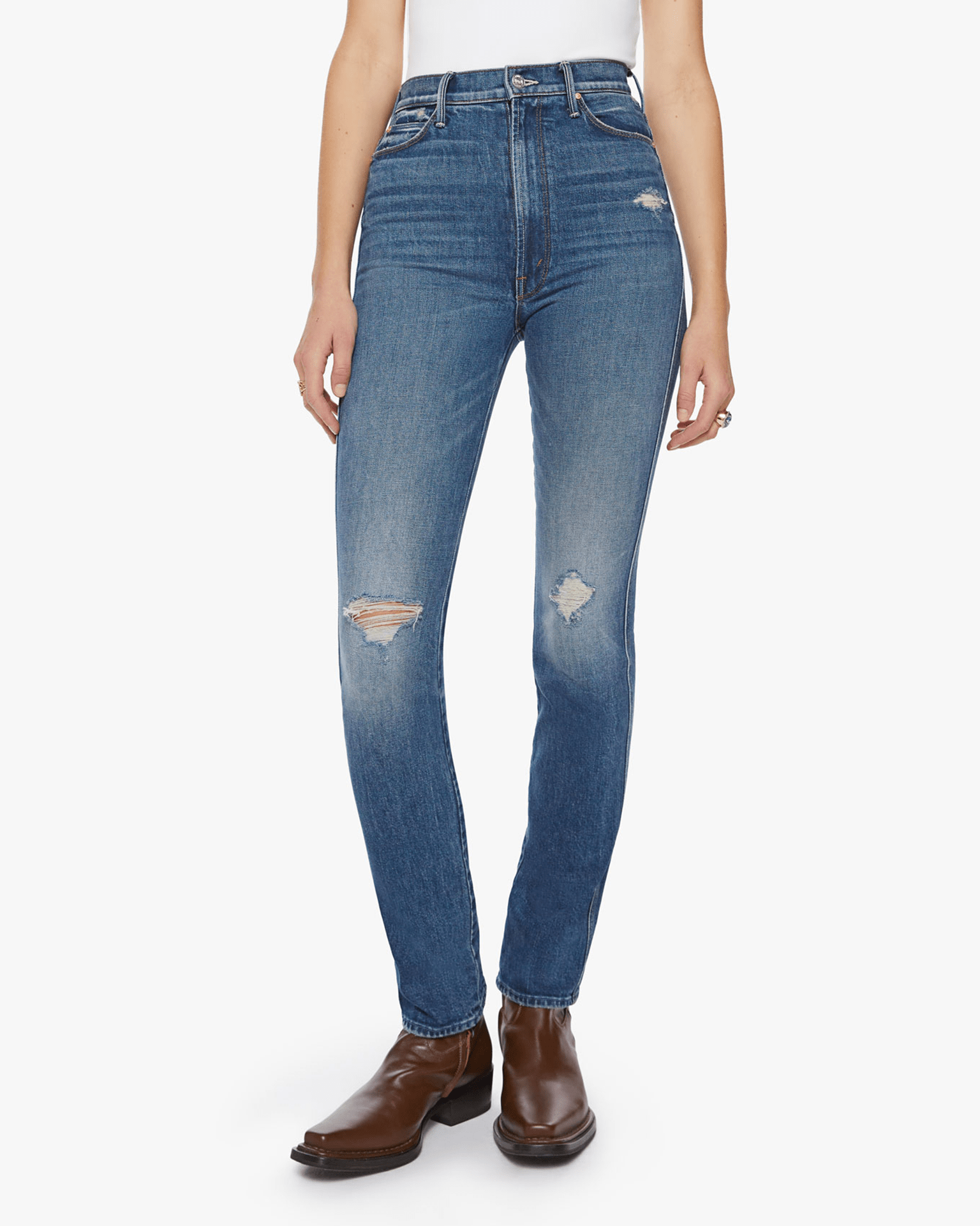High Waisted Dazzler Double Heel in Morning Chores