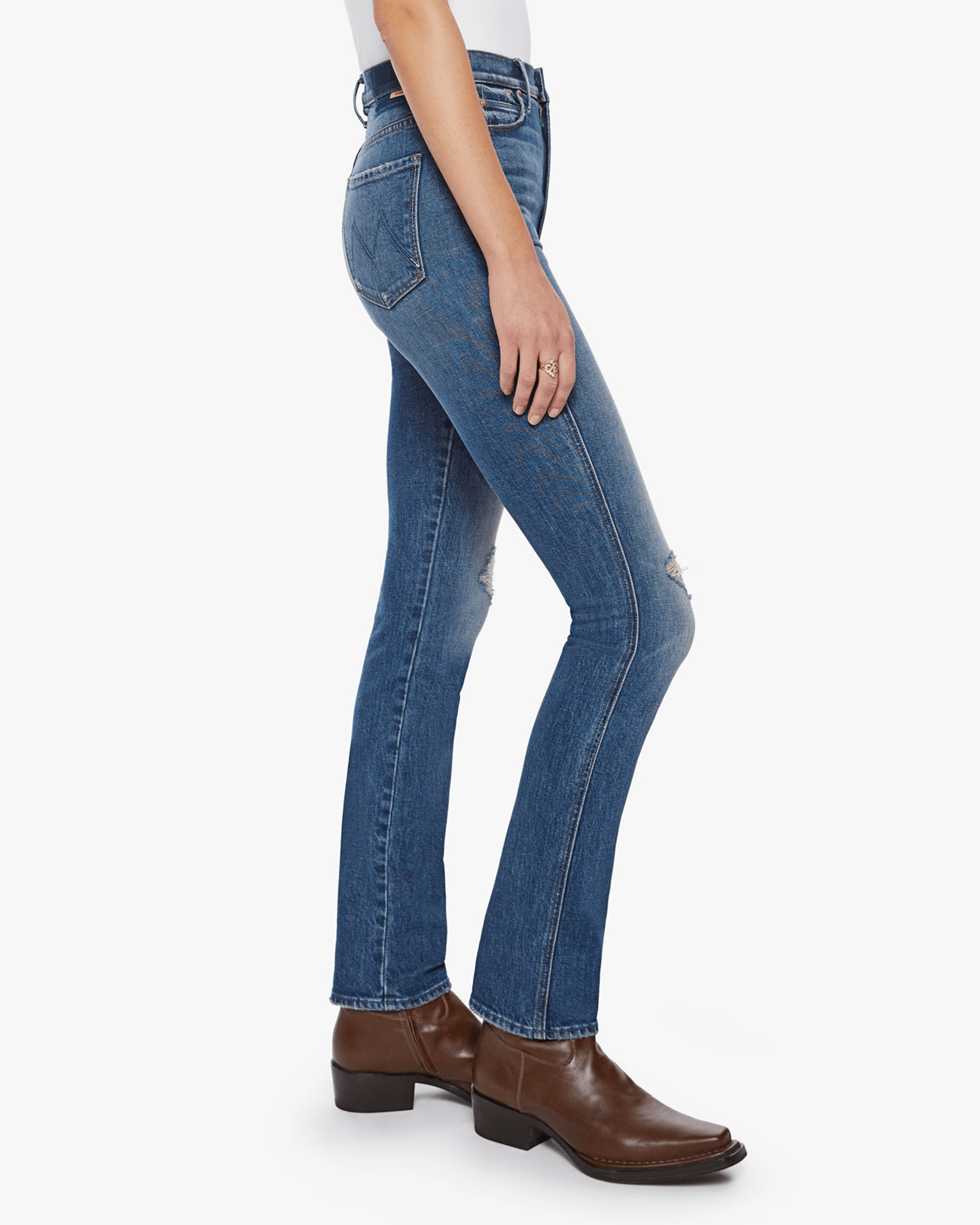 High Waisted Dazzler Double Heel in Morning Chores