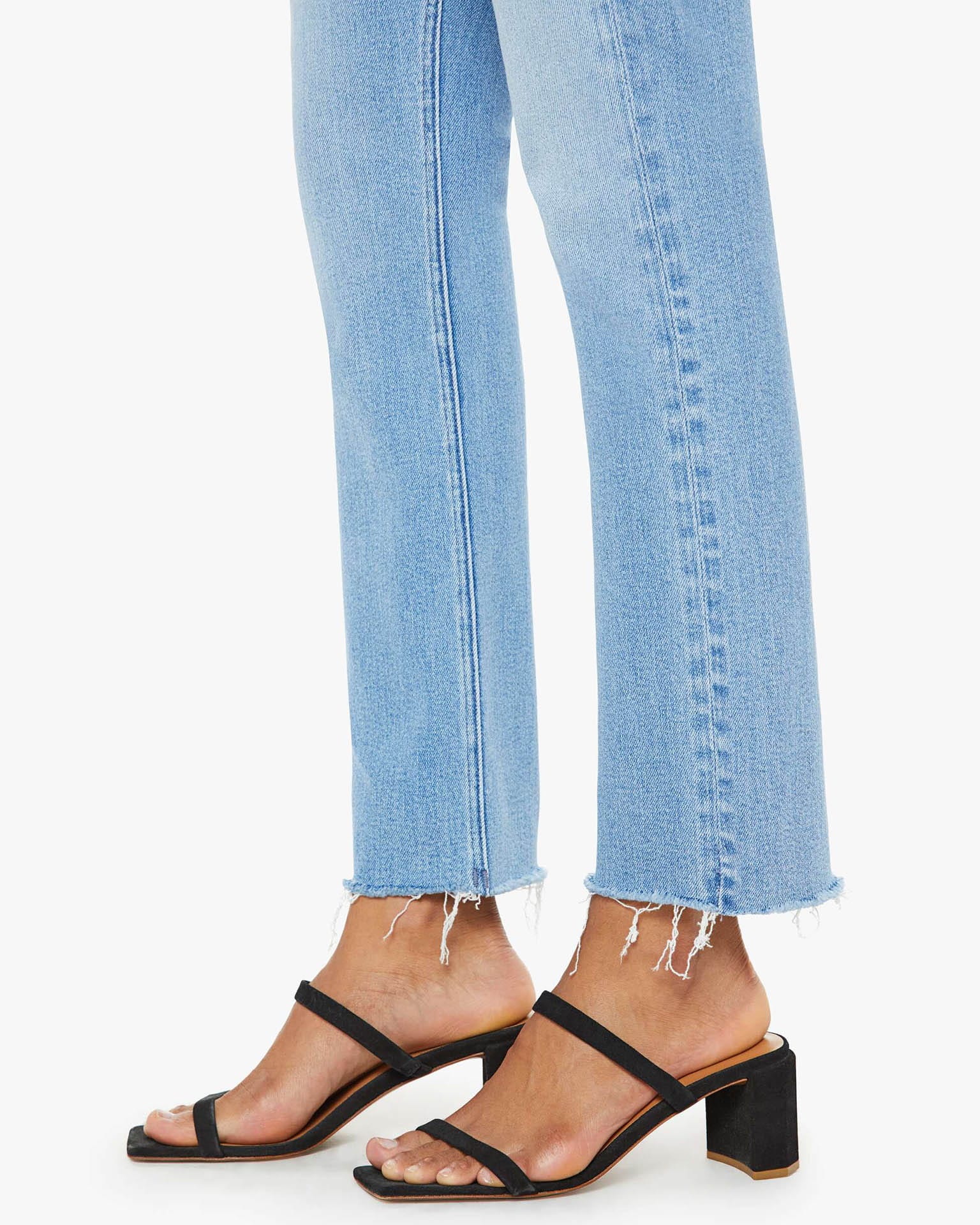 The Mid Rise Dazzler Ankle Fray in Blessing in Disguise