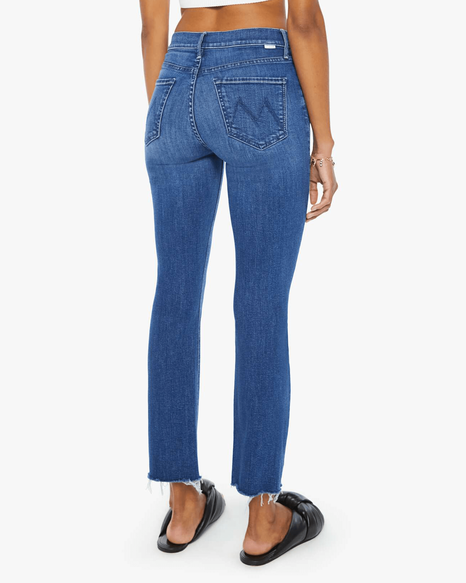 The Mid Rise Dazzler Ankle Fray in Nothing Between Us
