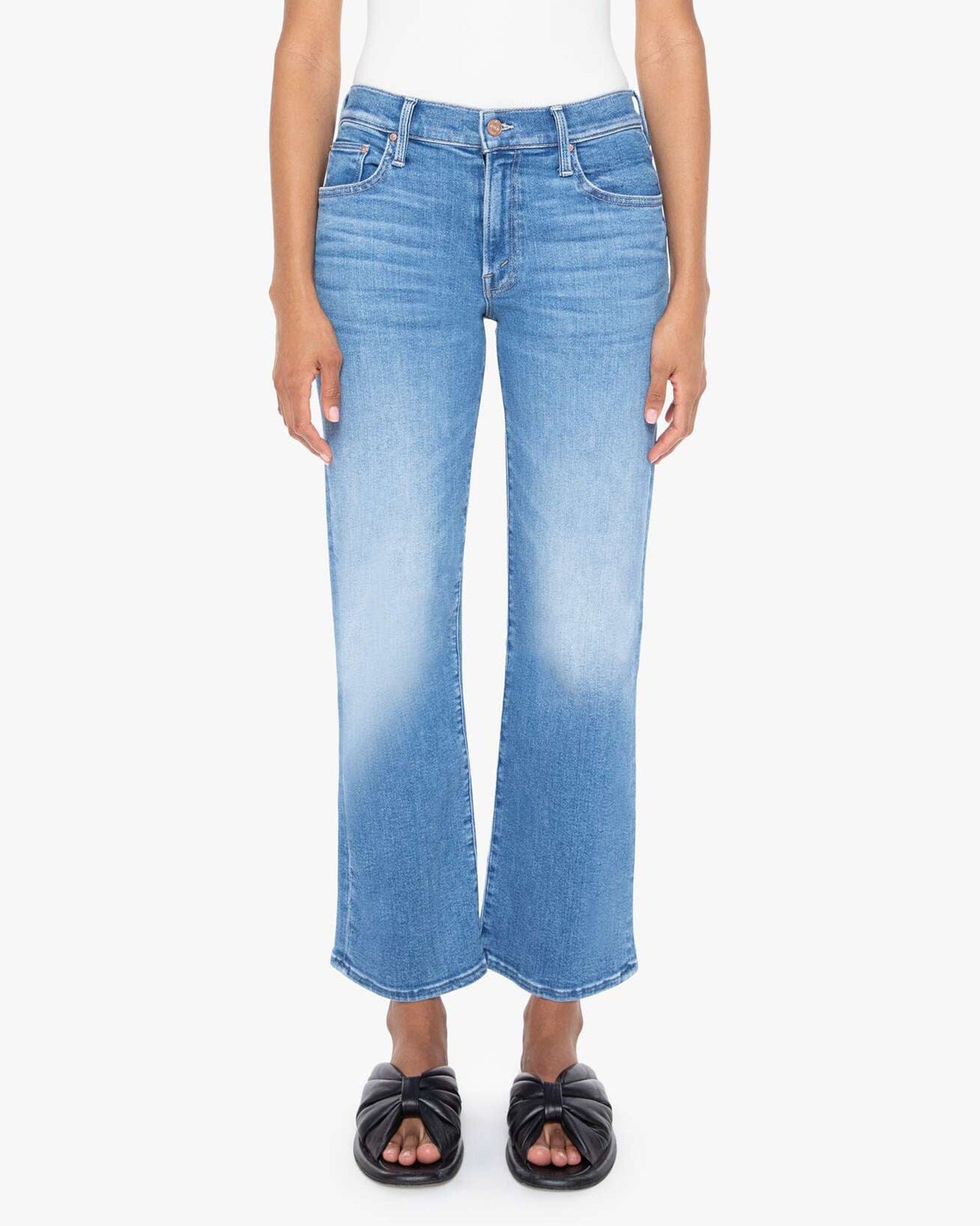 The Mid Rise Rambler Zip Ankle in Out Of The Blue