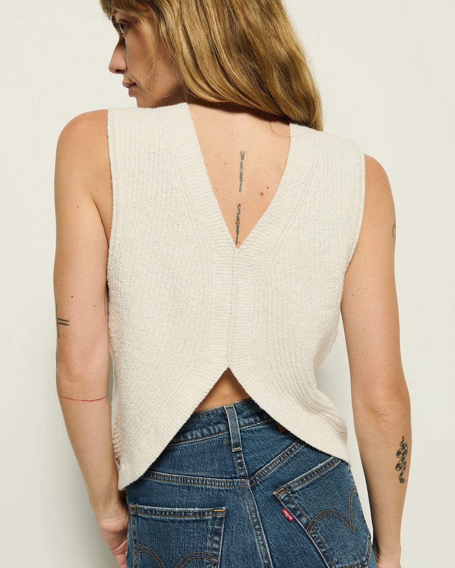 Eliza Sweater in Porcelain