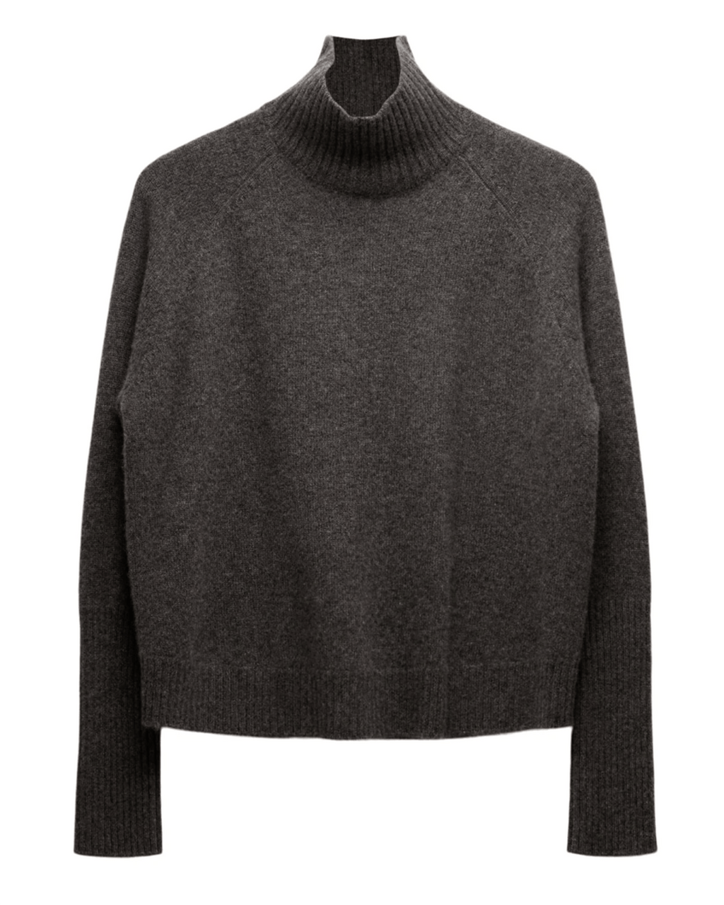 Sloane Cashmere Turtleneck in Flannel