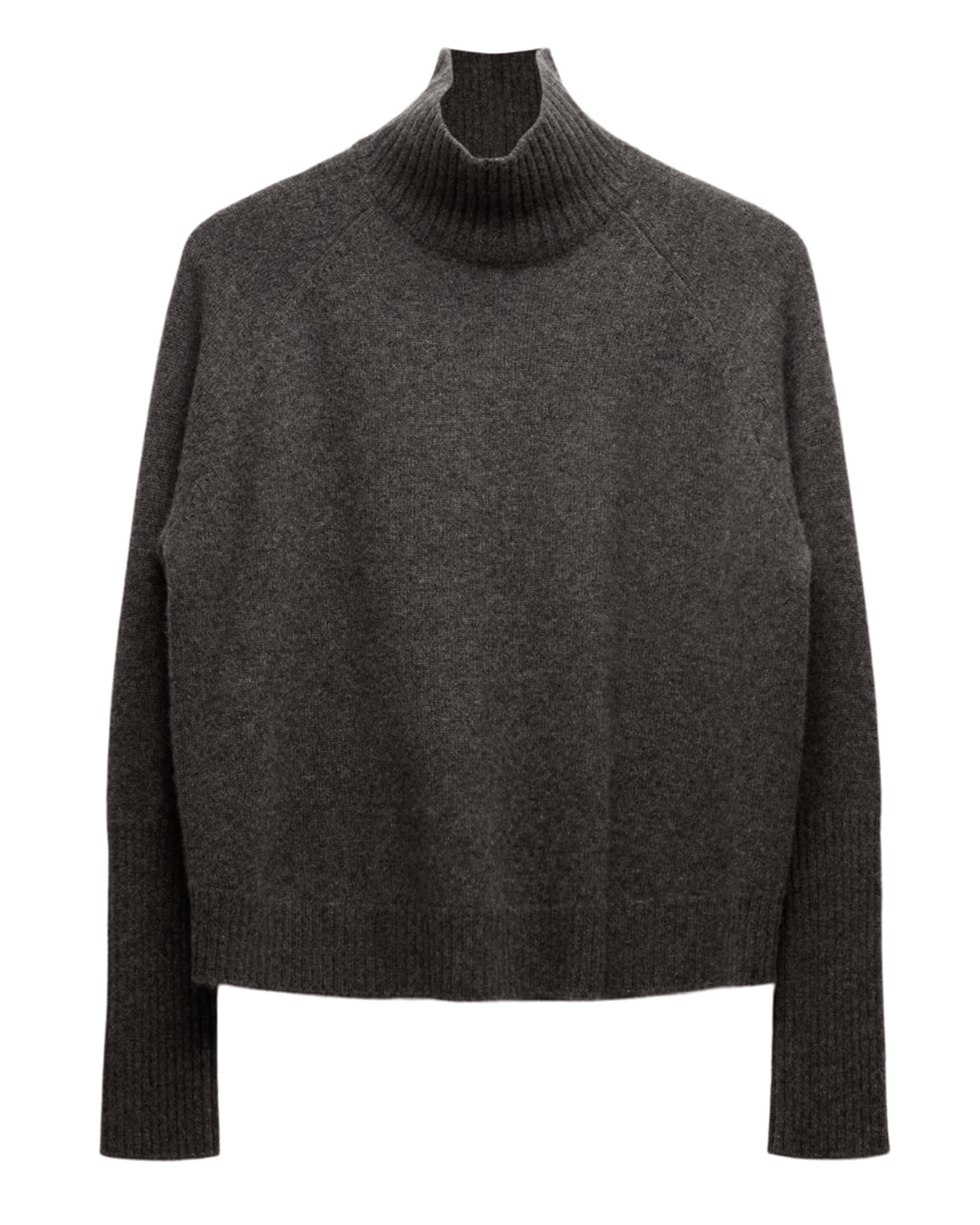 Sloane Cashmere Turtleneck in Flannel