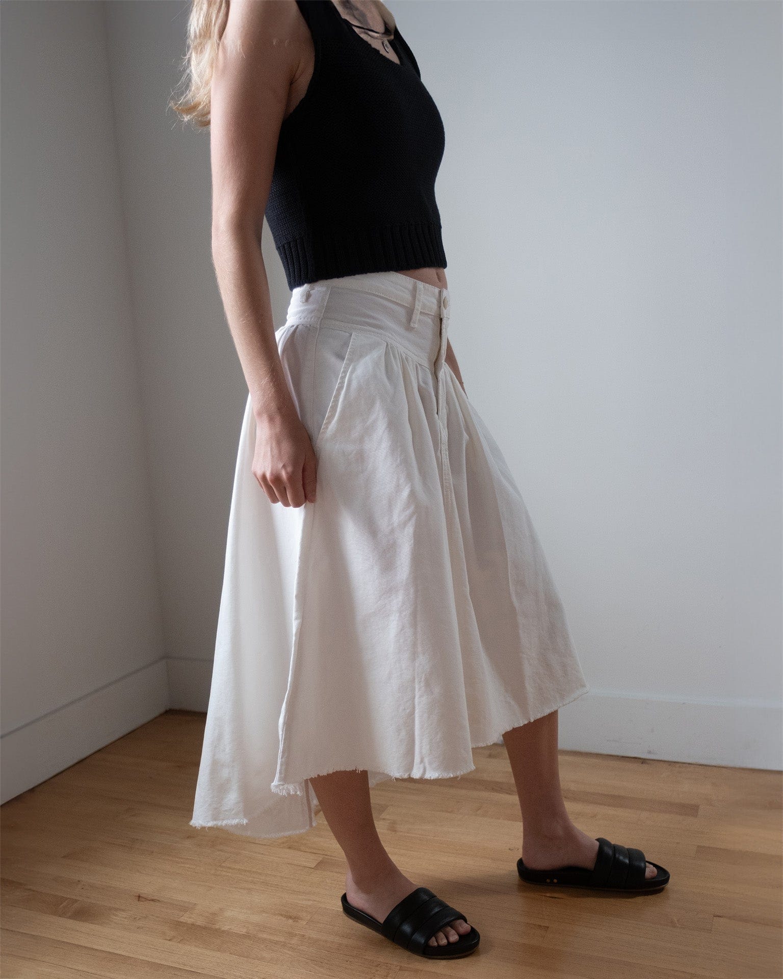 Dazed Skirt in Soft White