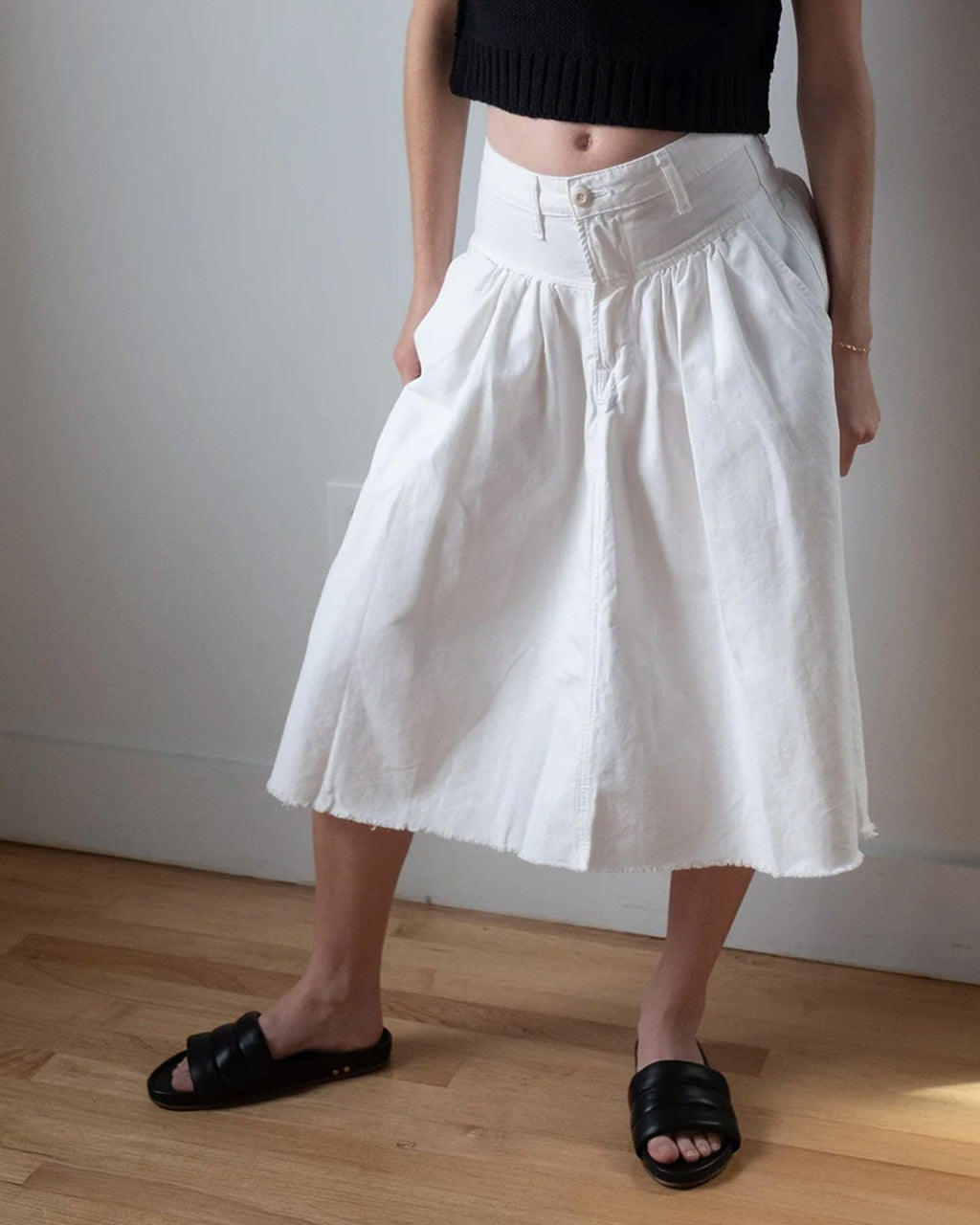 Dazed Skirt in Soft White