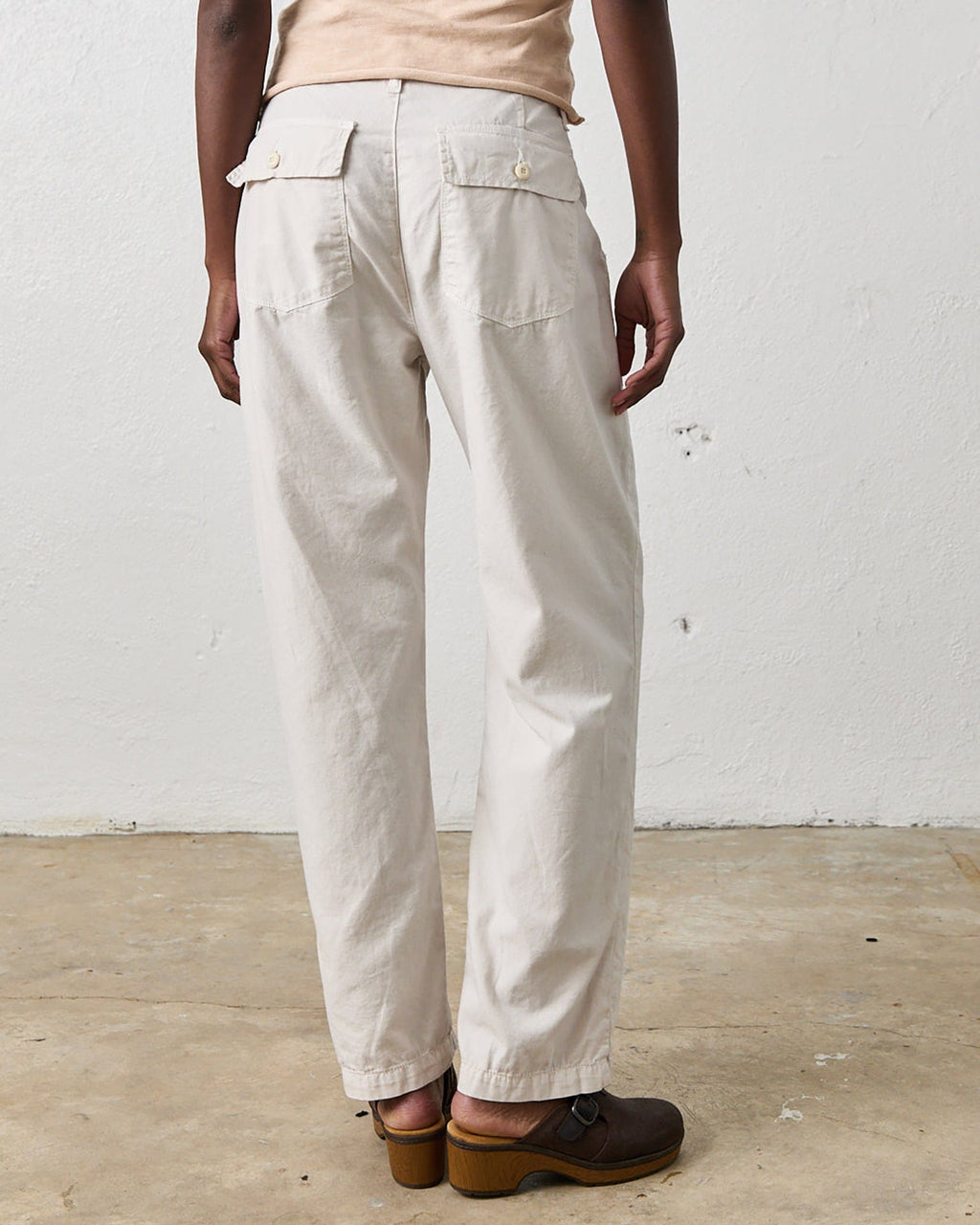 Kennedy Trouser in Soft White