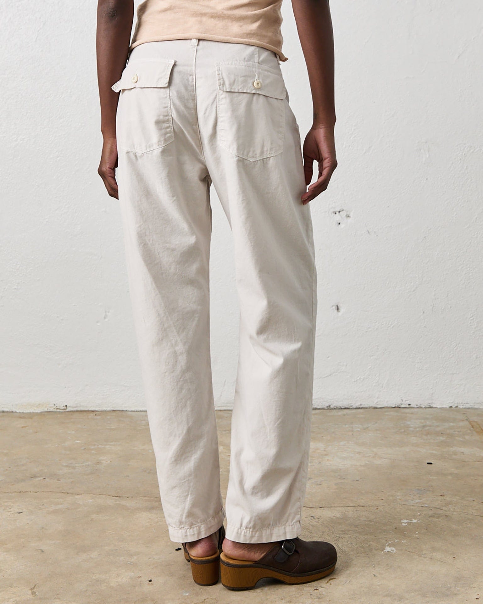 Kennedy Trouser in Soft White