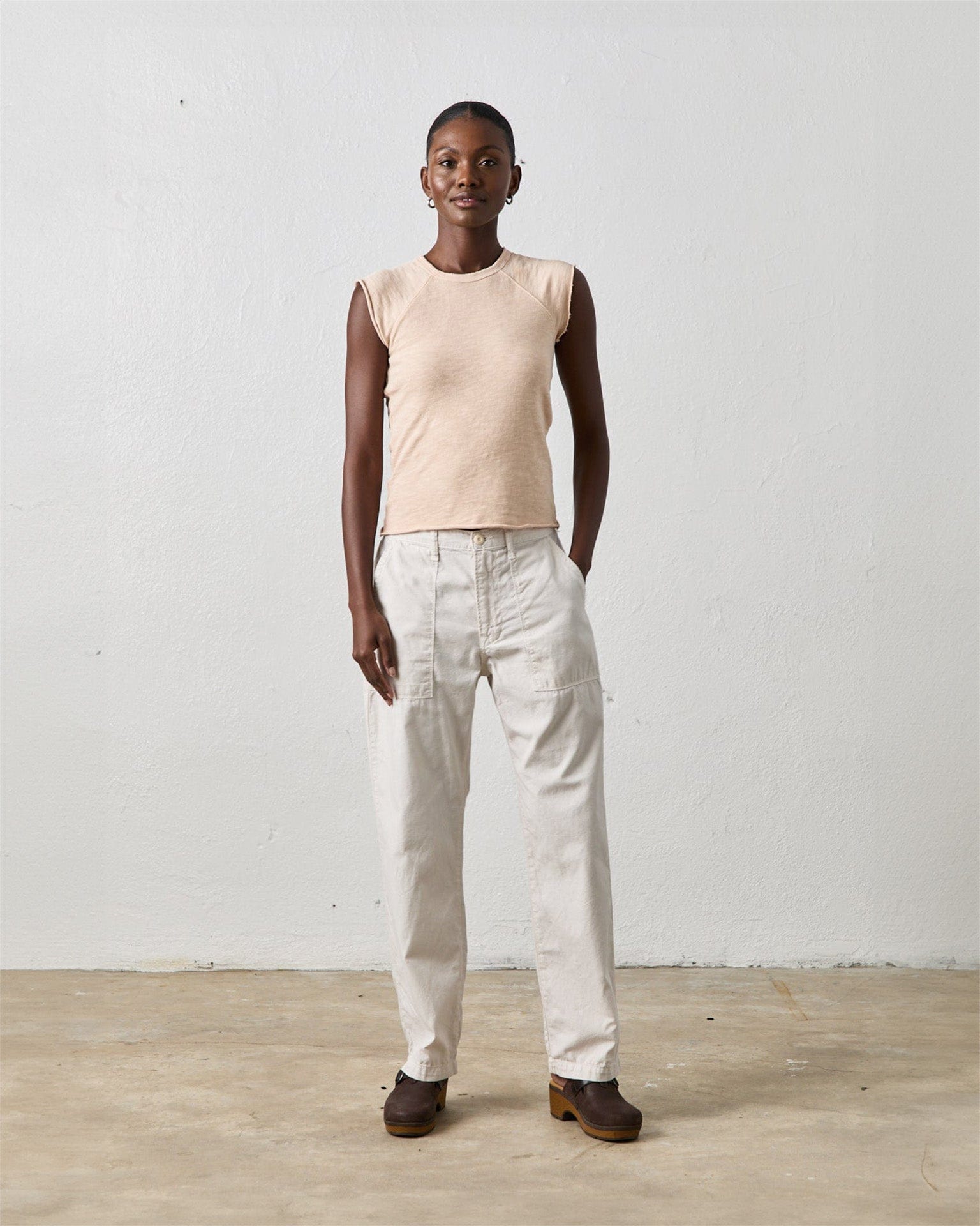 Kennedy Trouser in Soft White
