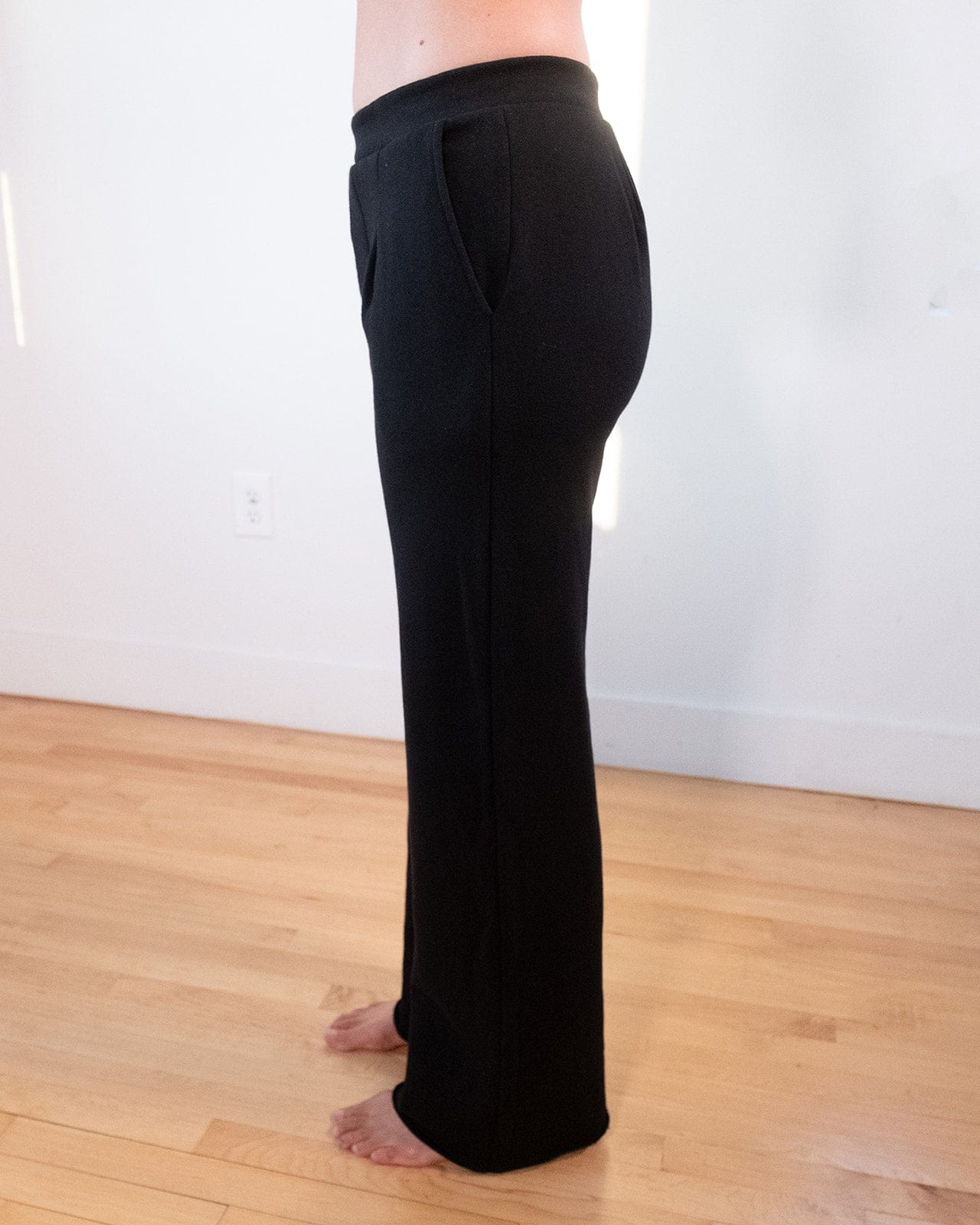 Louis Pleated Pants in Black