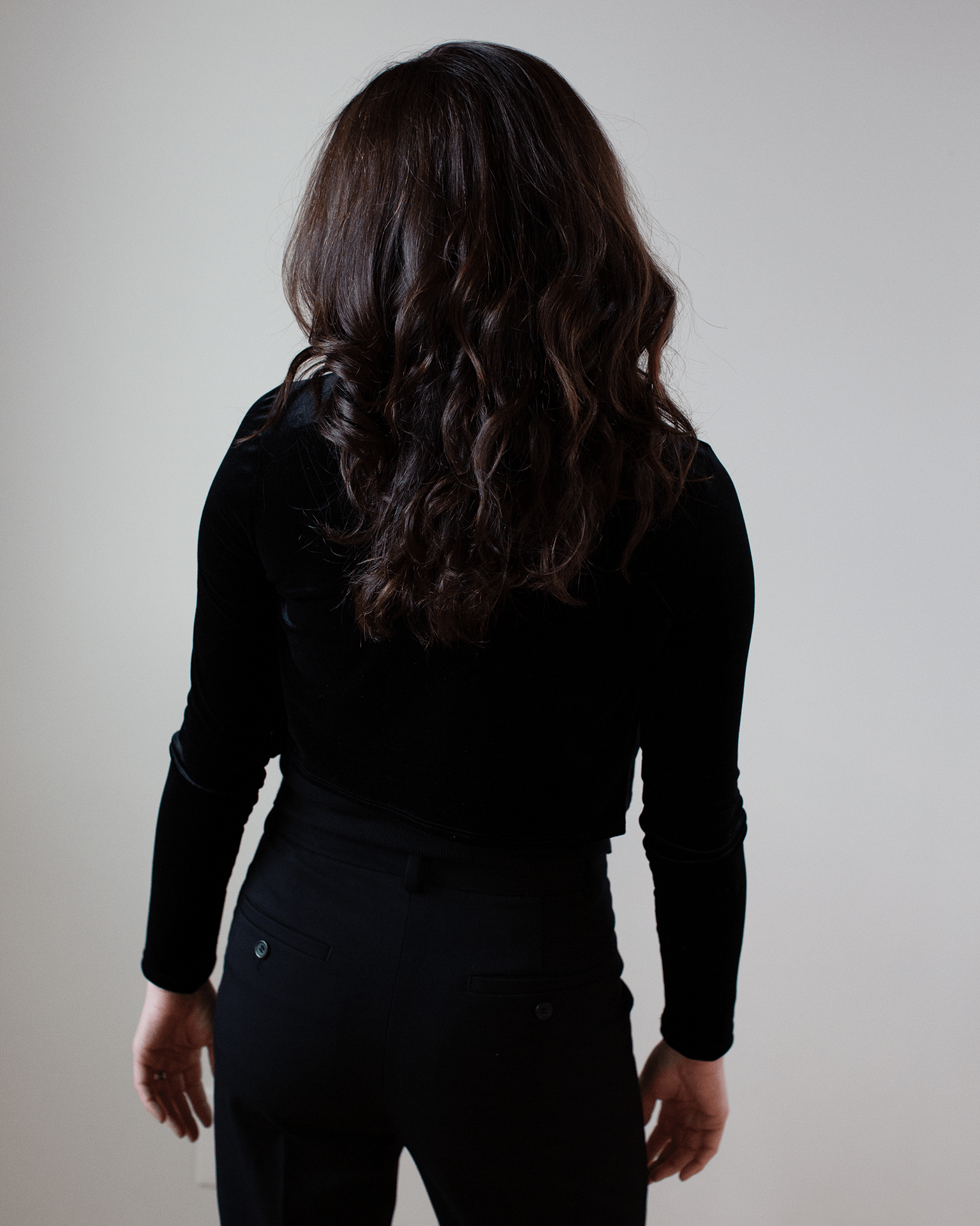 Classic Cardi Velvet in Khol