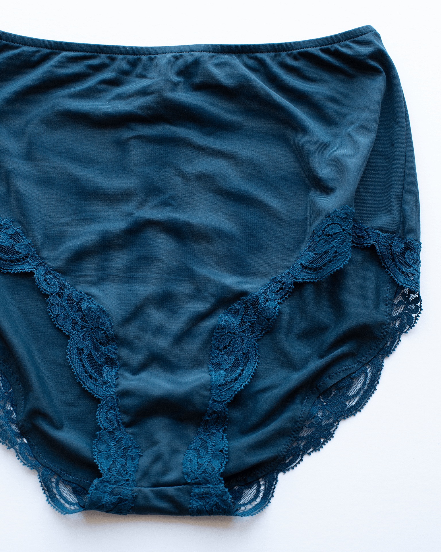 Del w/ Lace High Waist Brief in Juniper