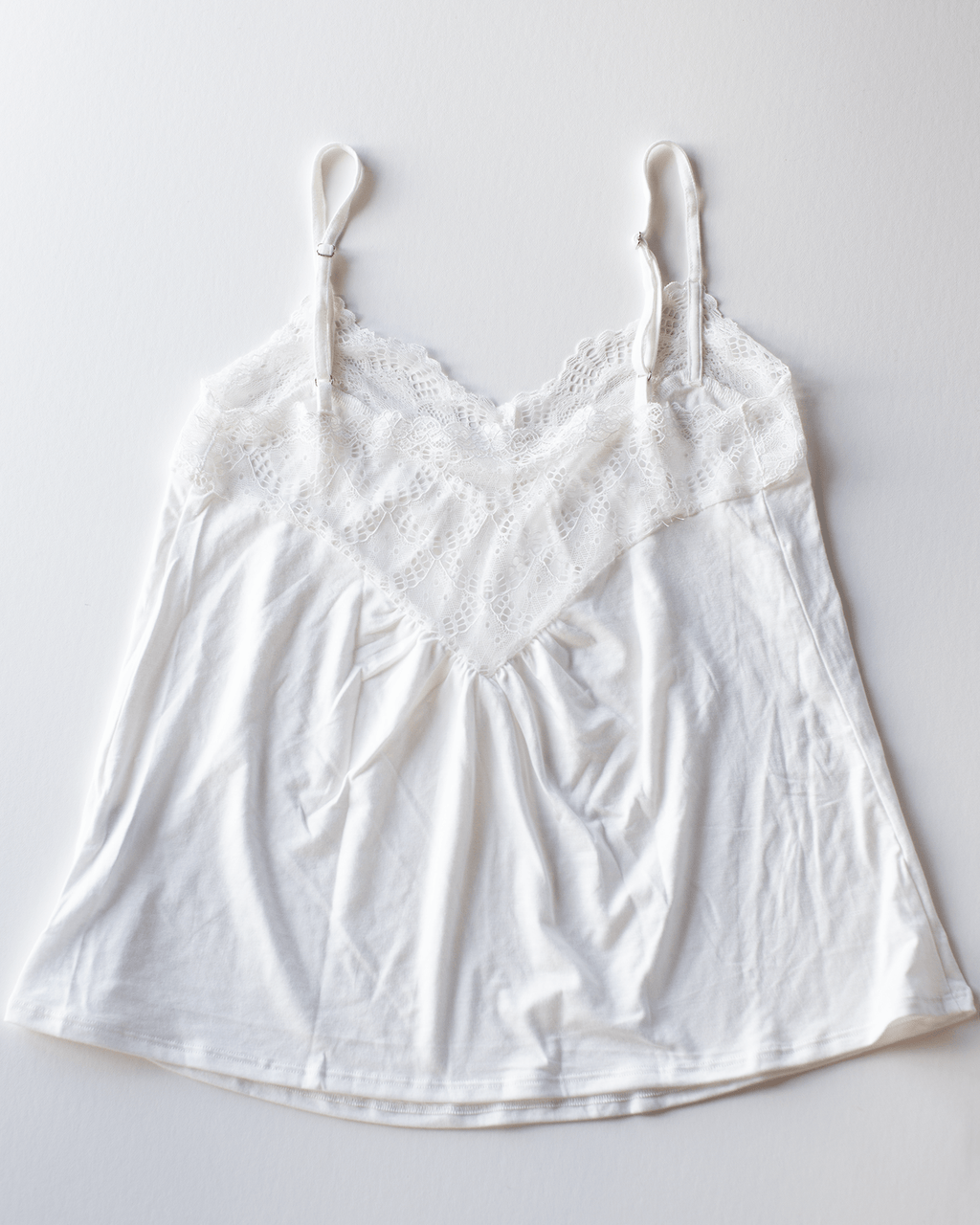 Low Back Cami in Antique White