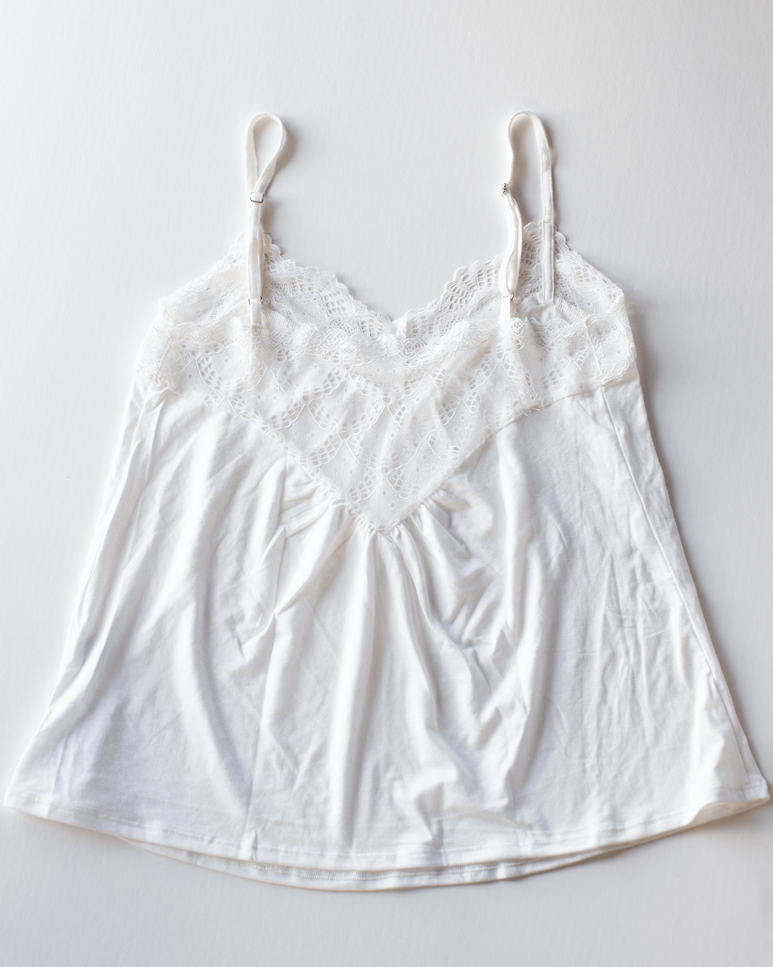 Low Back Cami in Antique White