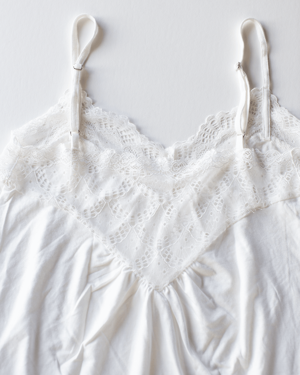 Low Back Cami in Antique White