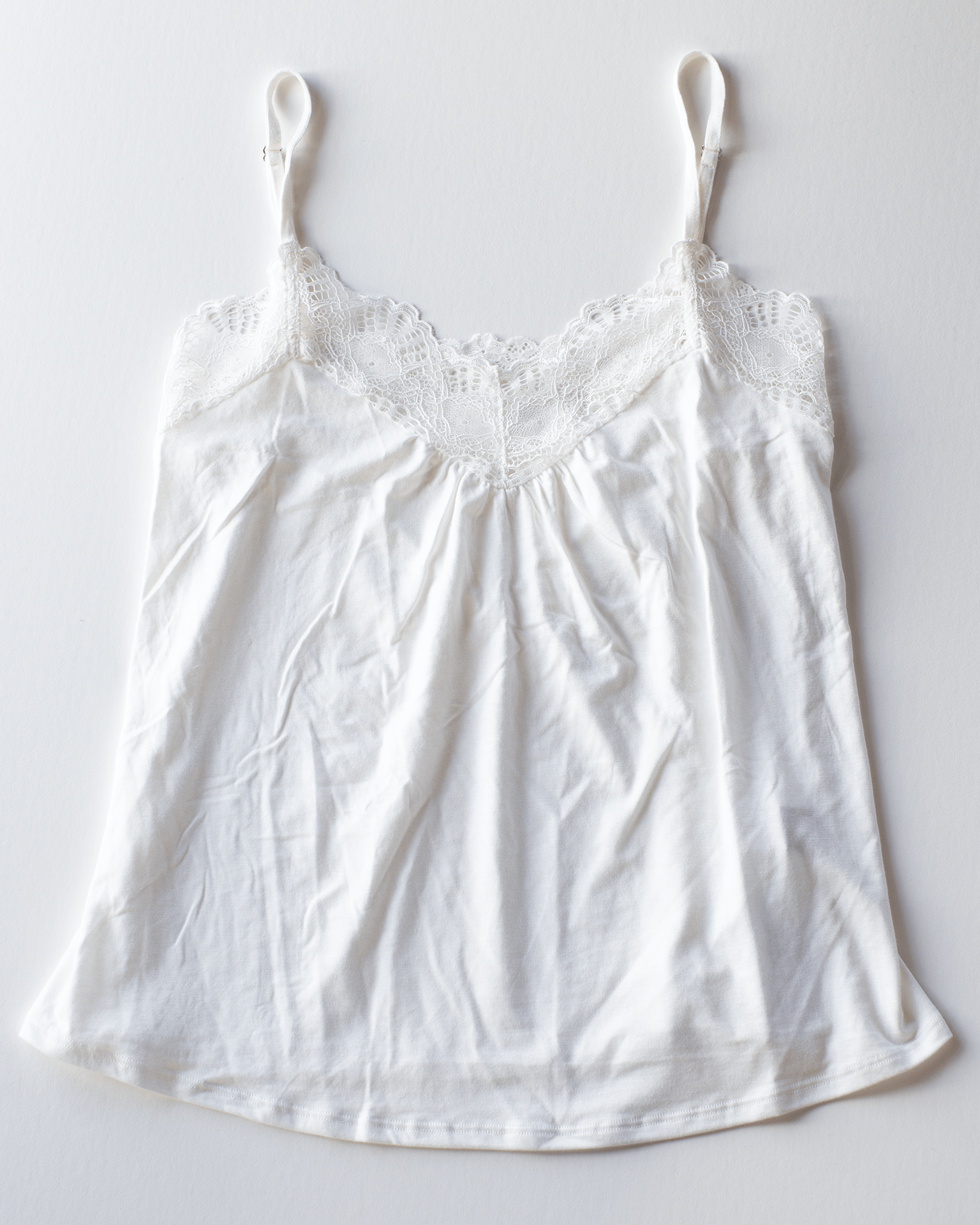 Low Back Cami in Antique White
